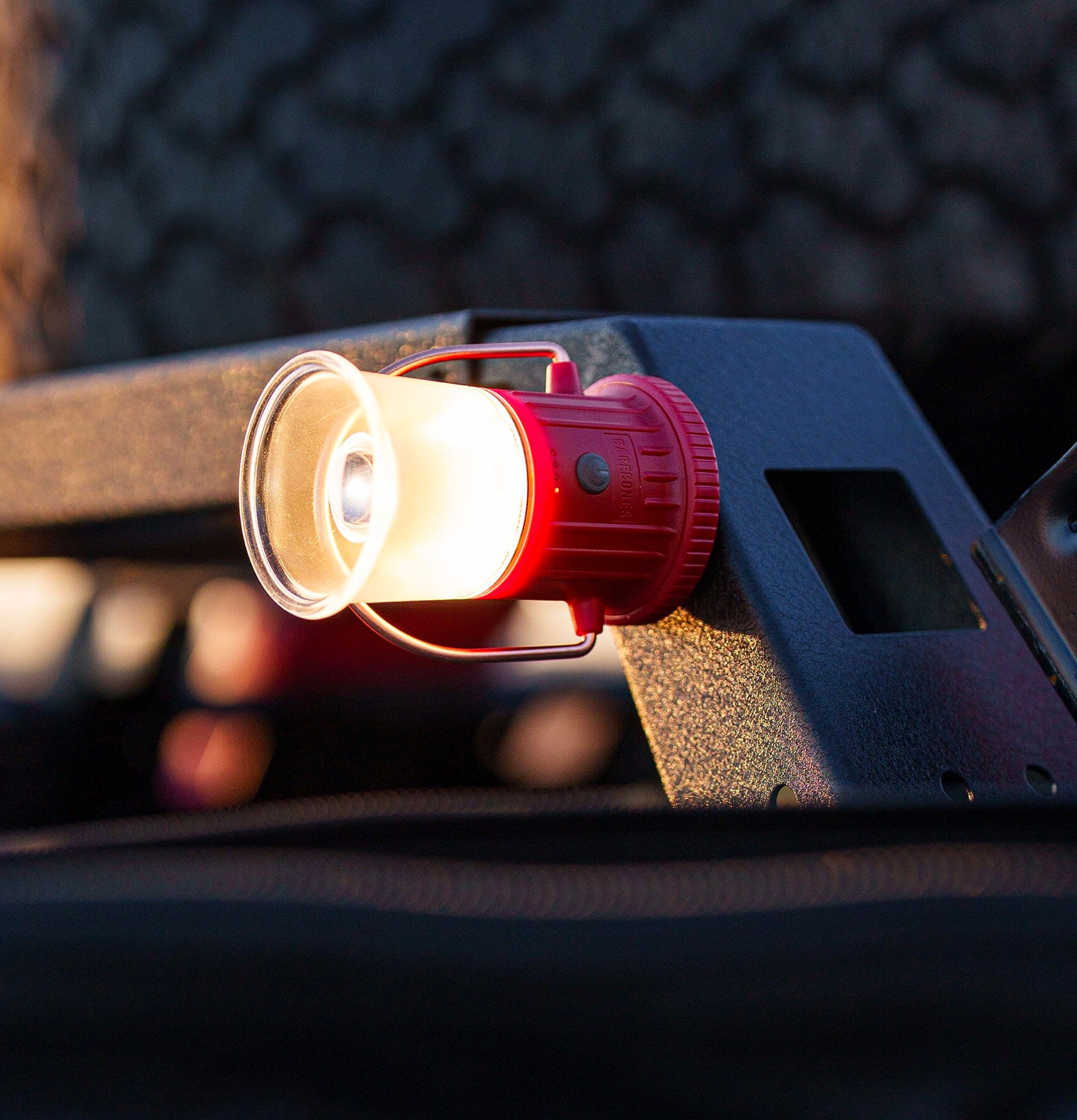 Barebones Hoodoo Lantern Led Light Red
