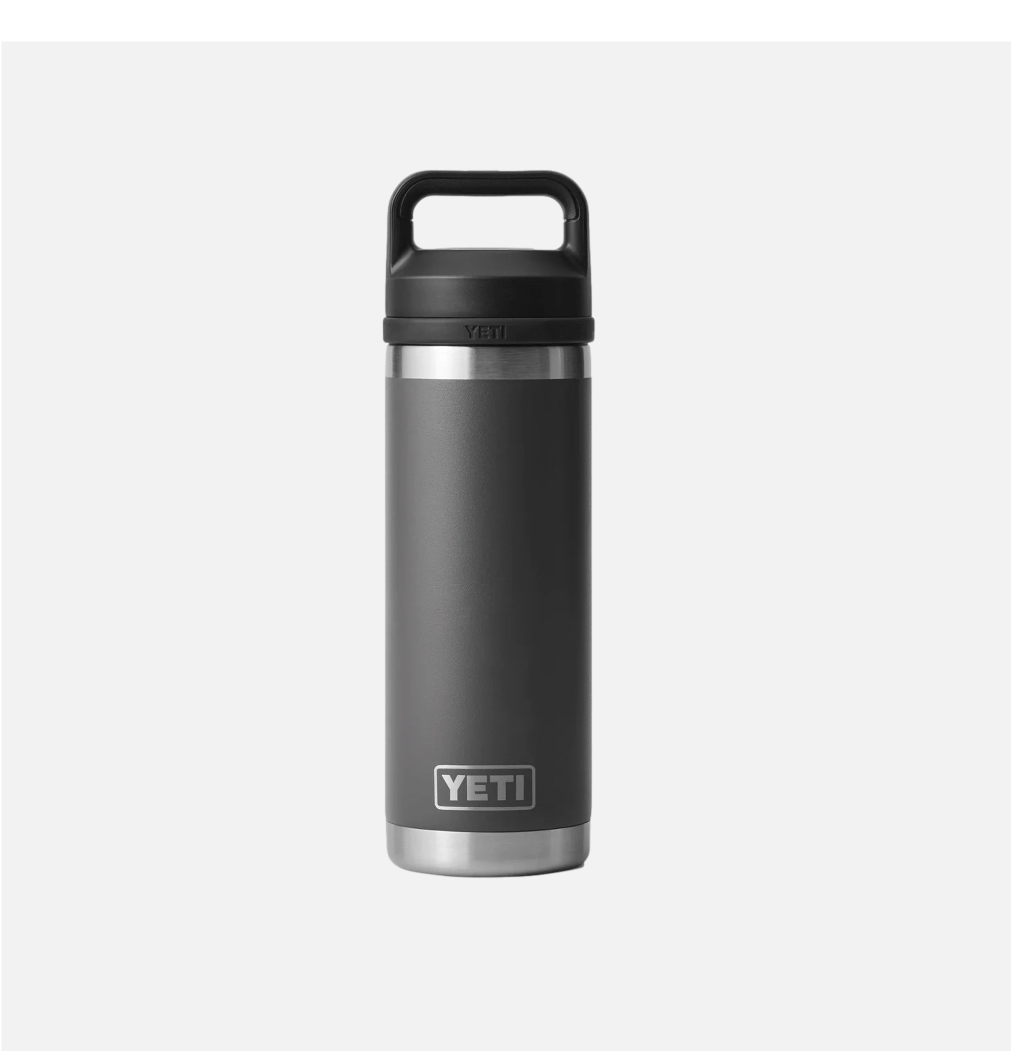 Yeti Rambler Bottle Chug 18oz Charcoal