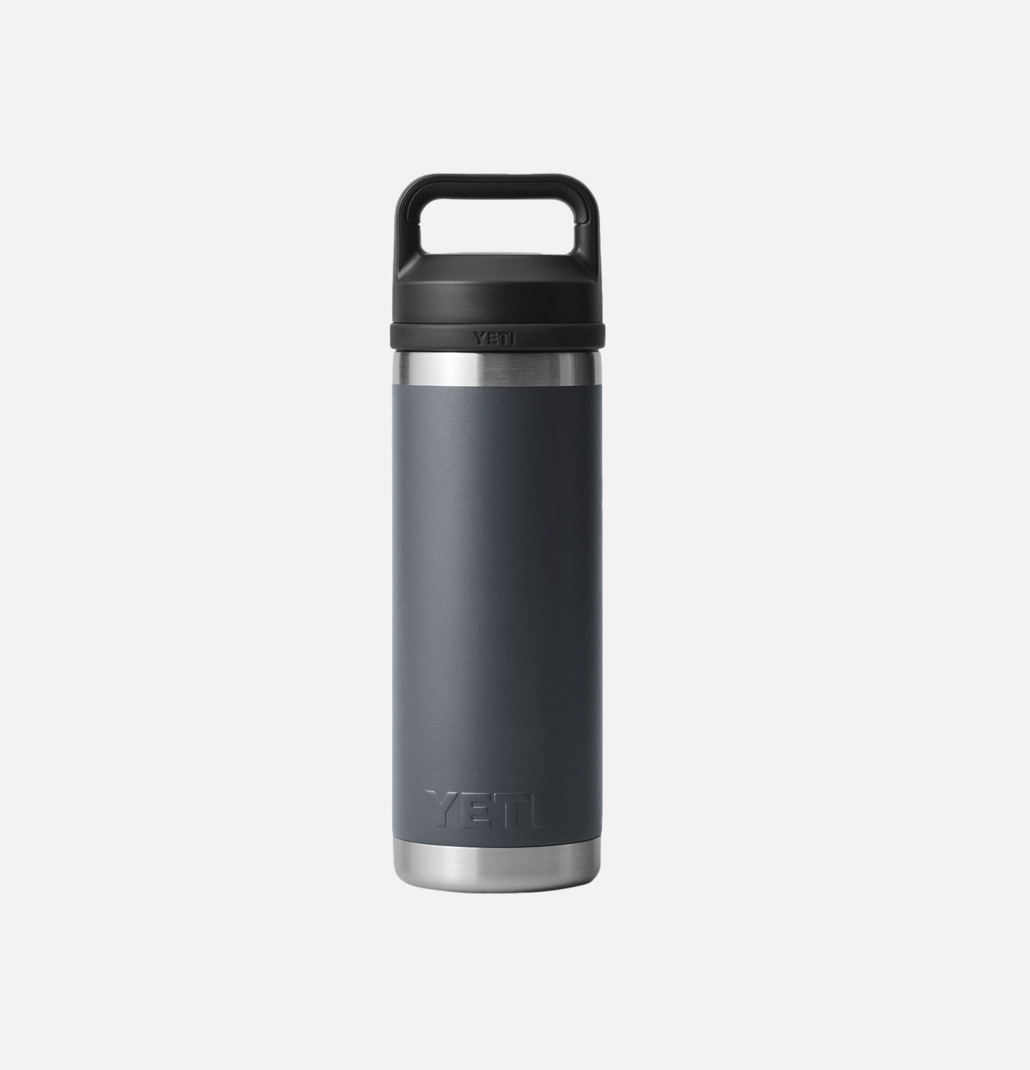 Yeti Rambler Bottle Chug 18oz Charcoal