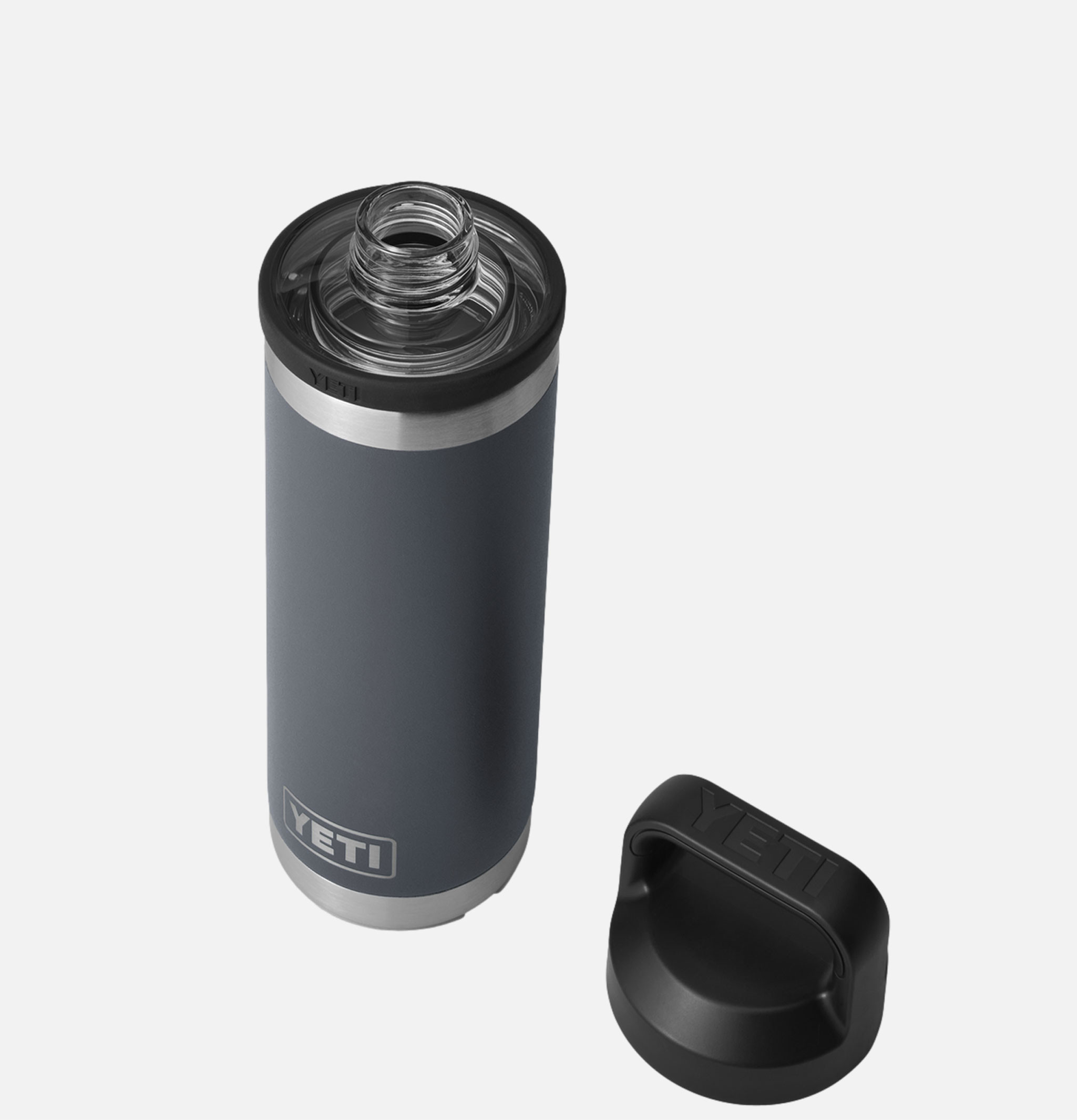 Yeti Rambler Bottle Chug 18oz Charcoal