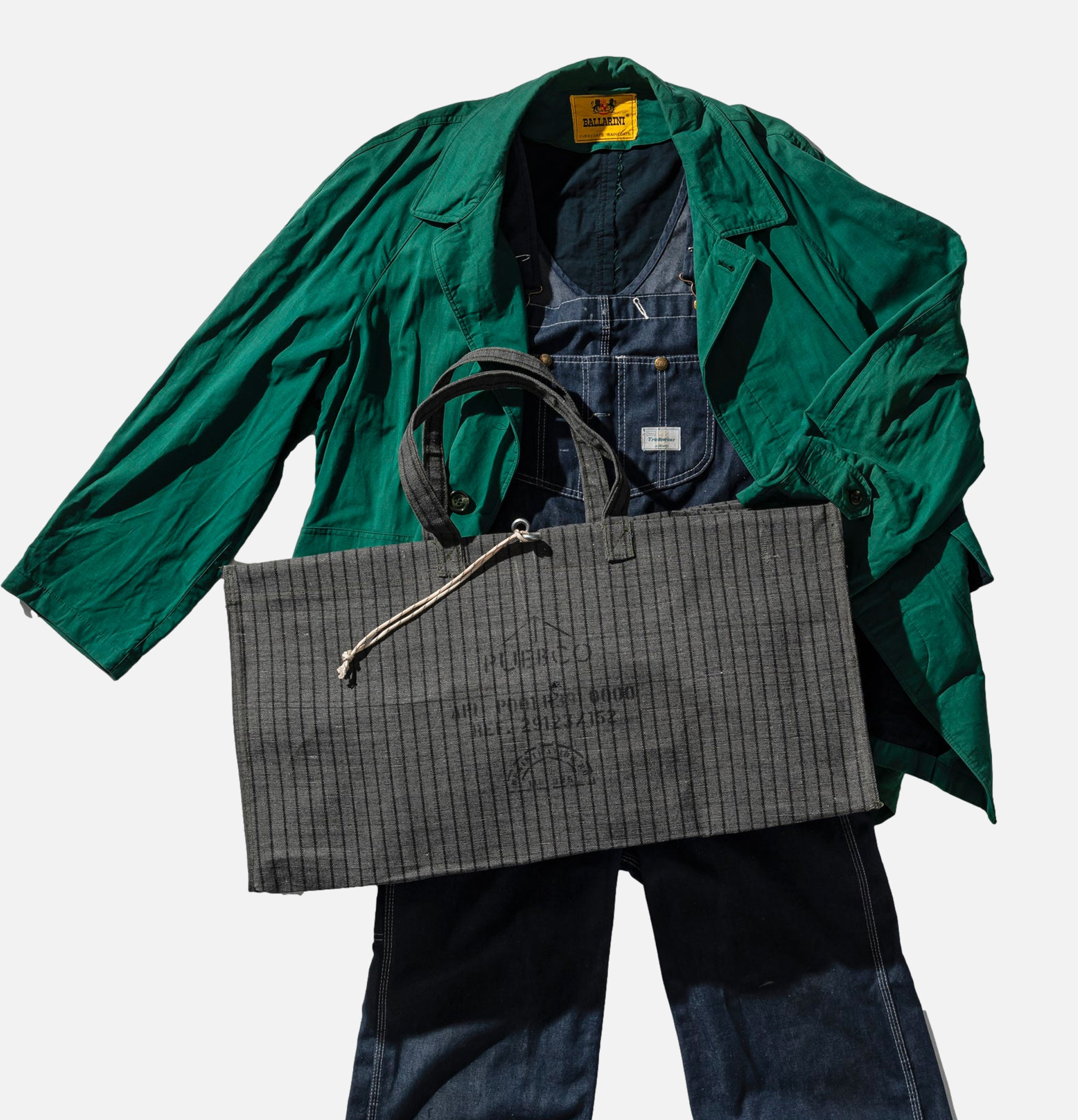 Puebco Cotton Wide Bag Gray