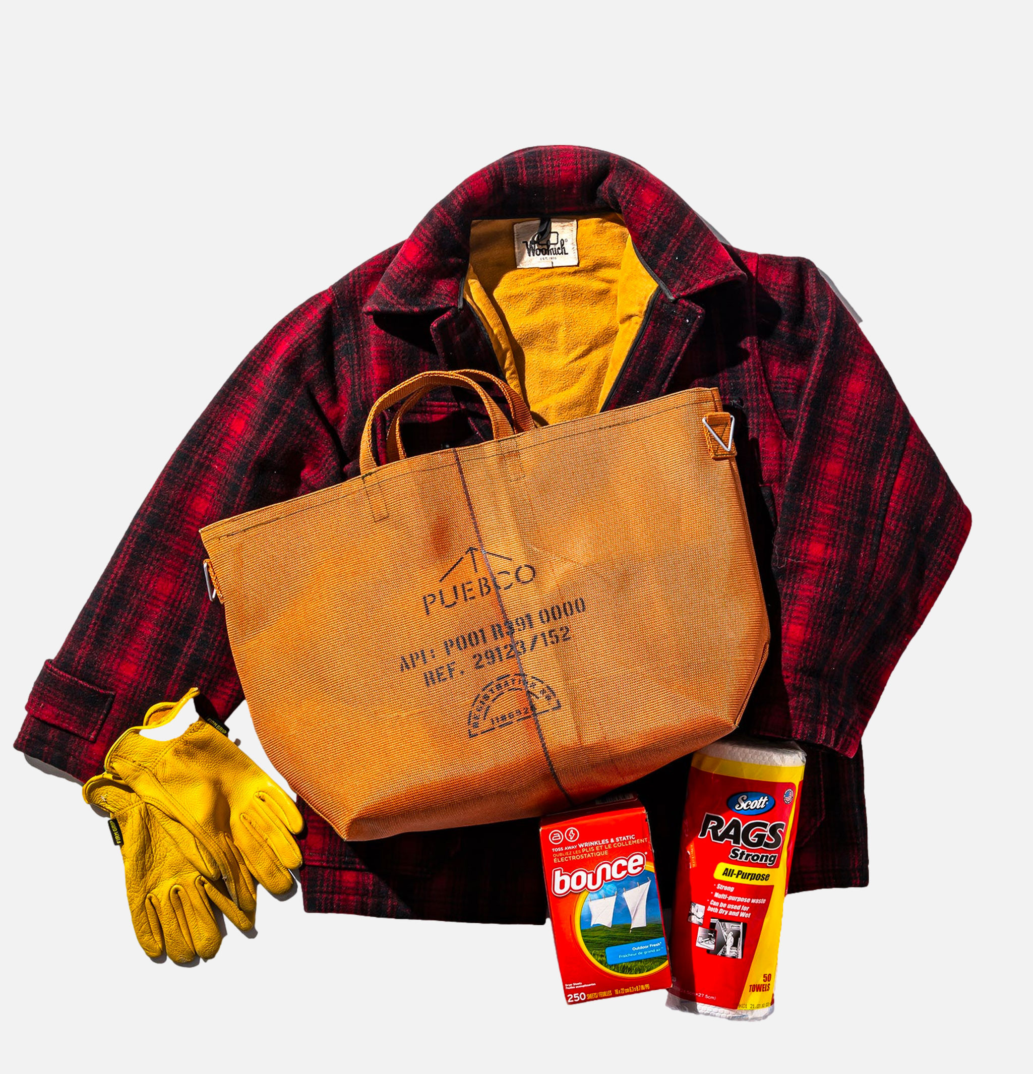 PUEBCO Bag Flex Container Fabric Brown