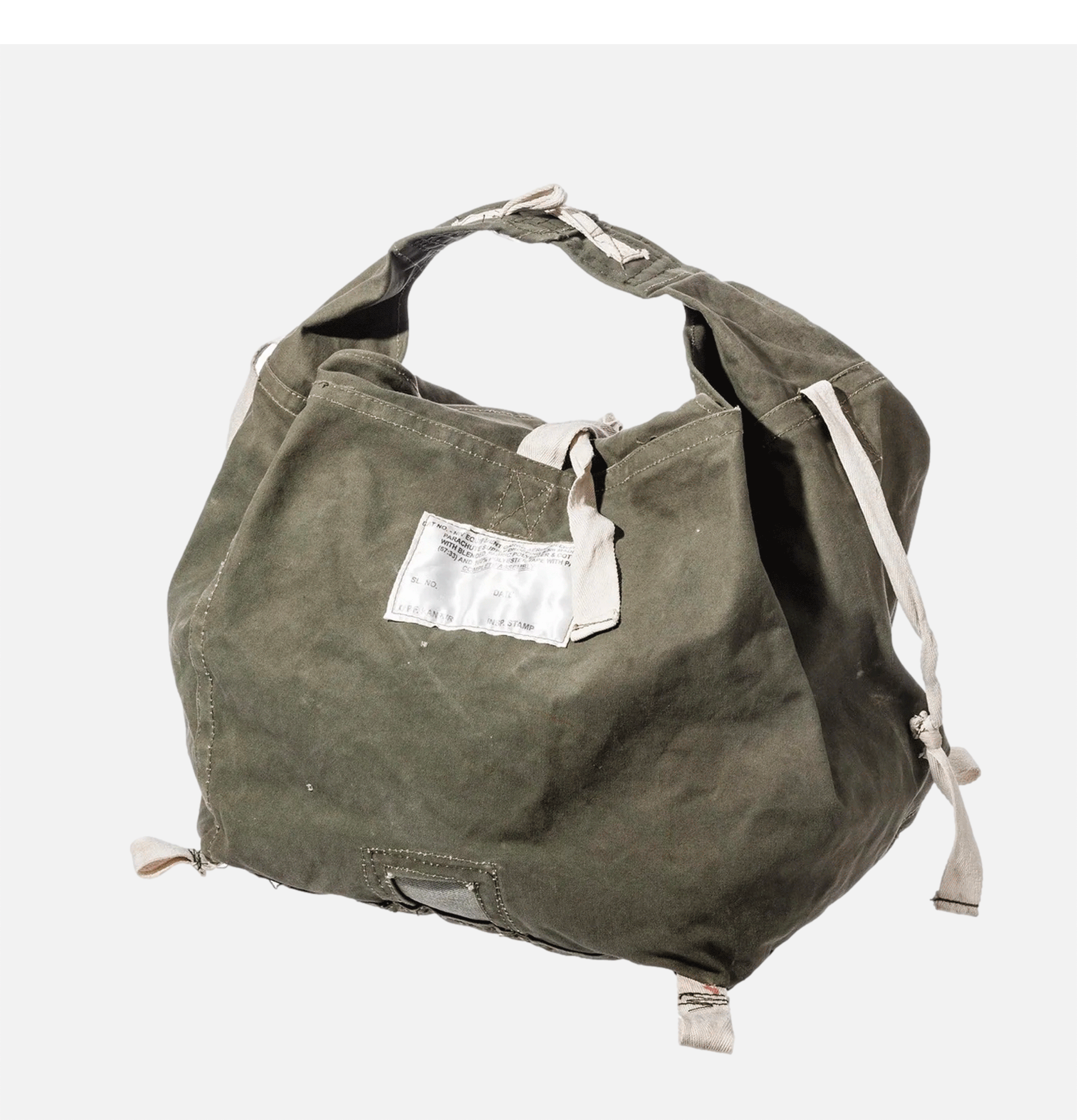 PUEBCO Parachute Square Bag Olive