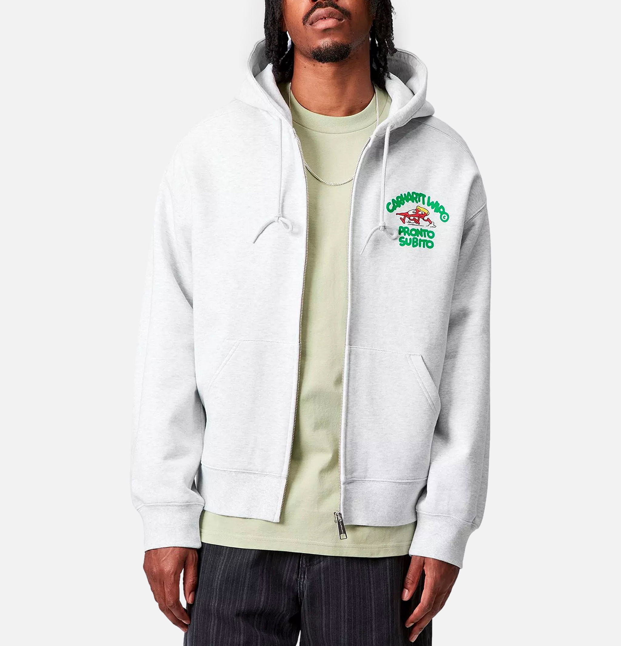 Hooded Pronto Sweat Ash Heather