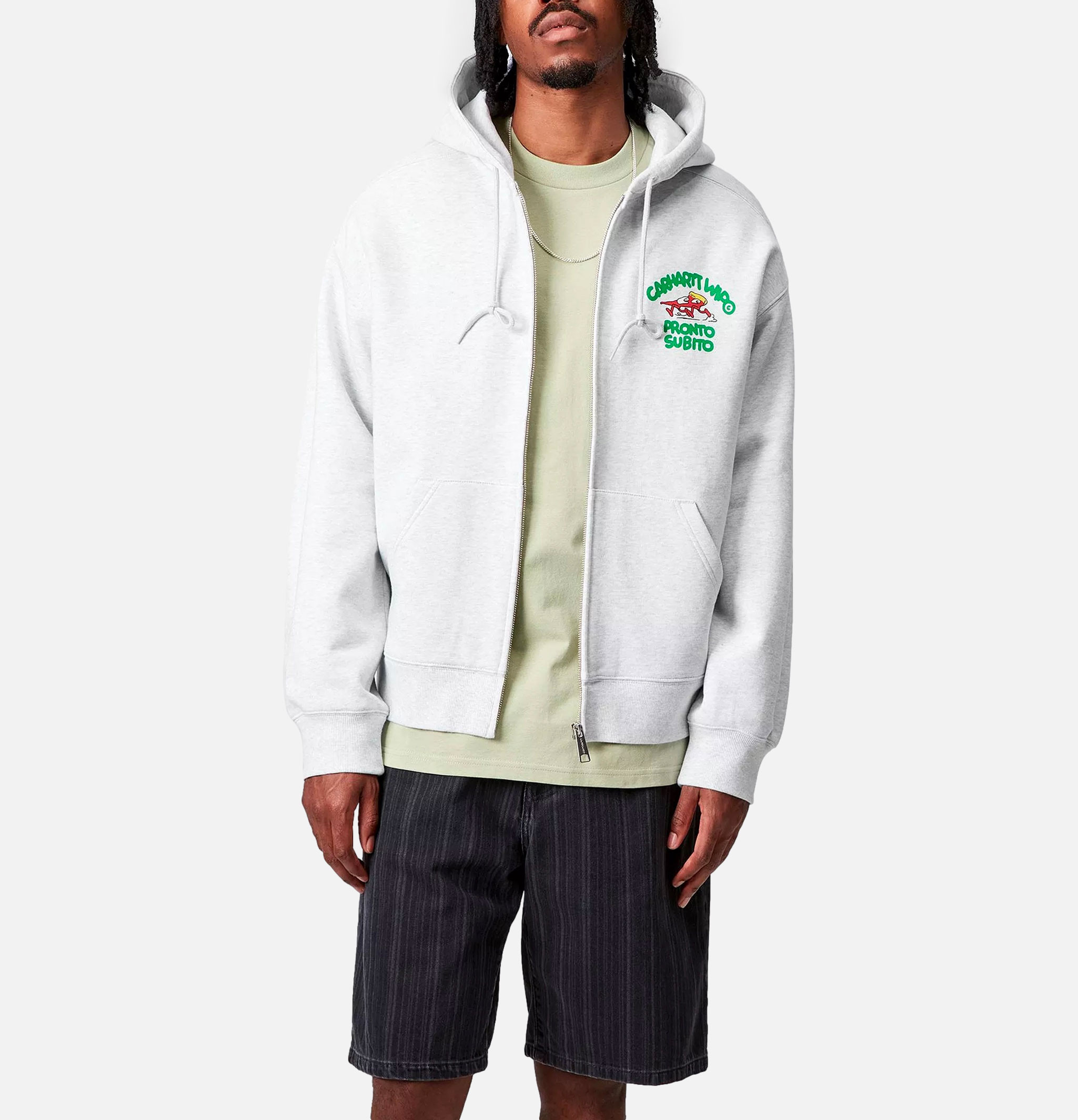 Hooded Pronto Sweat Ash Heather