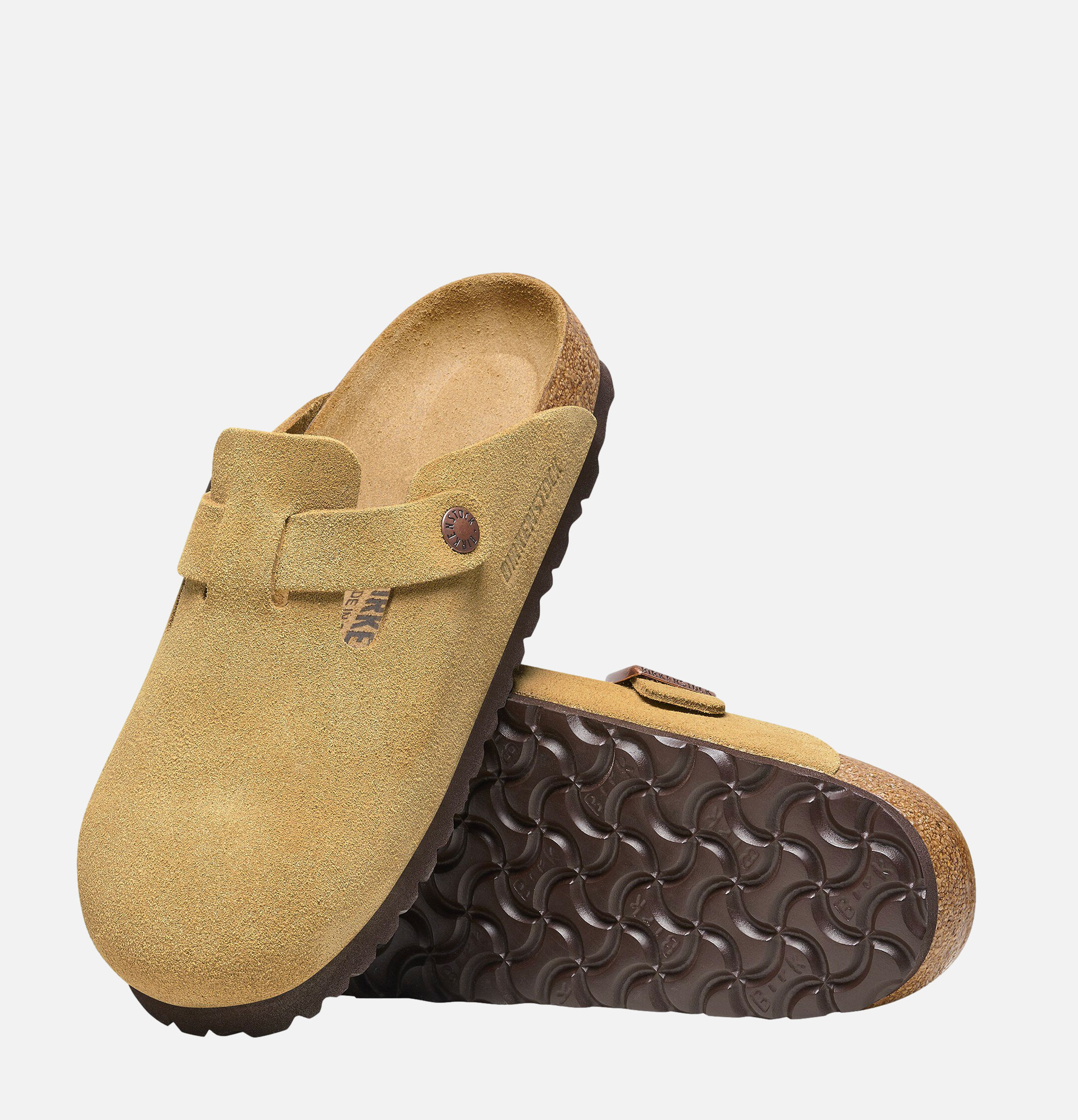 Chaussures Boston Étroite Latte