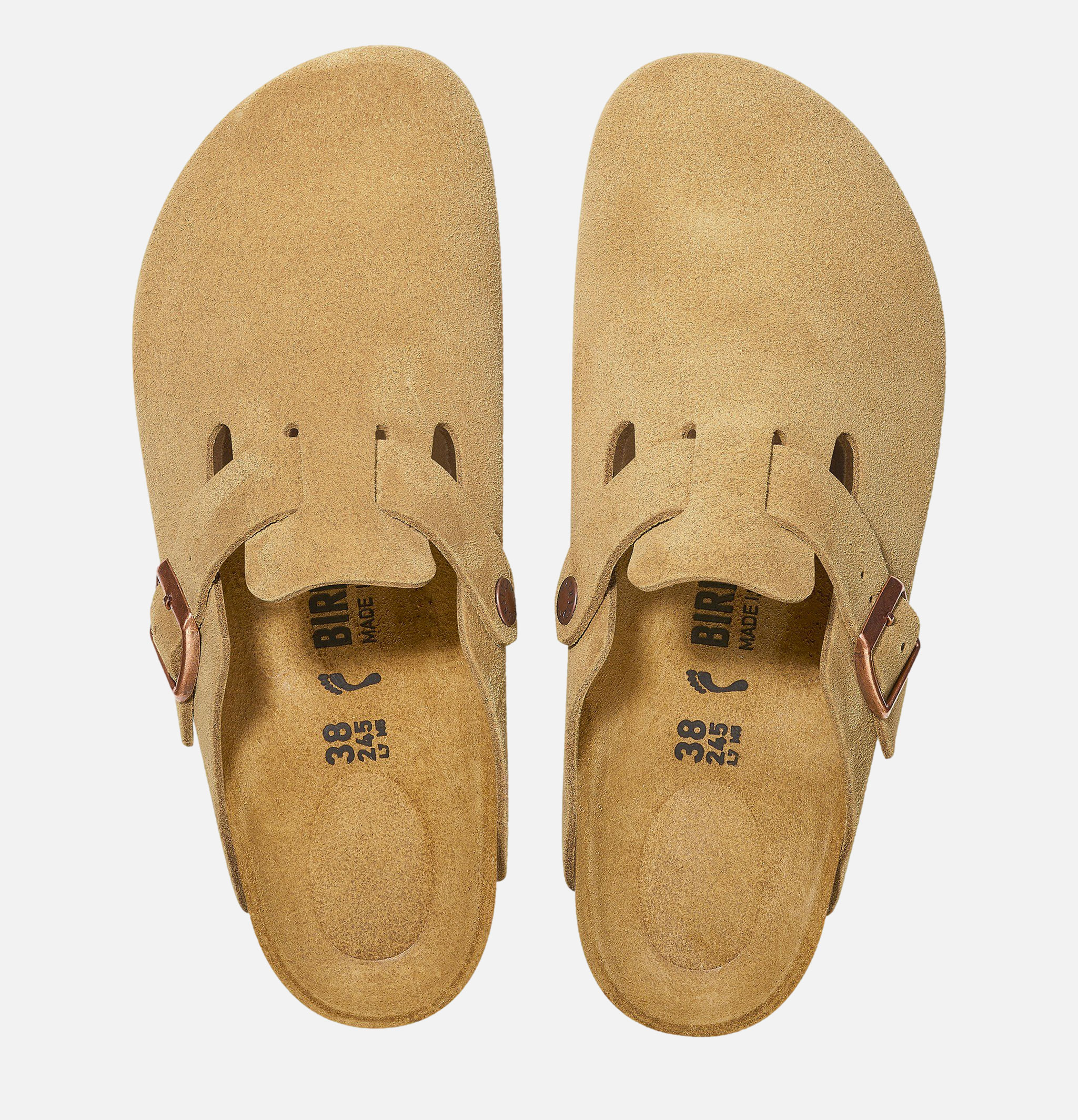 Chaussures Boston Étroite Latte