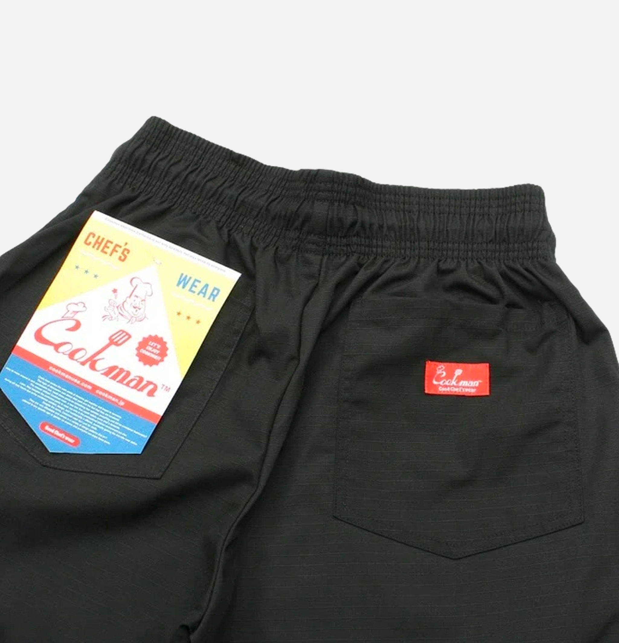 Chef Short Front Ripstop Black