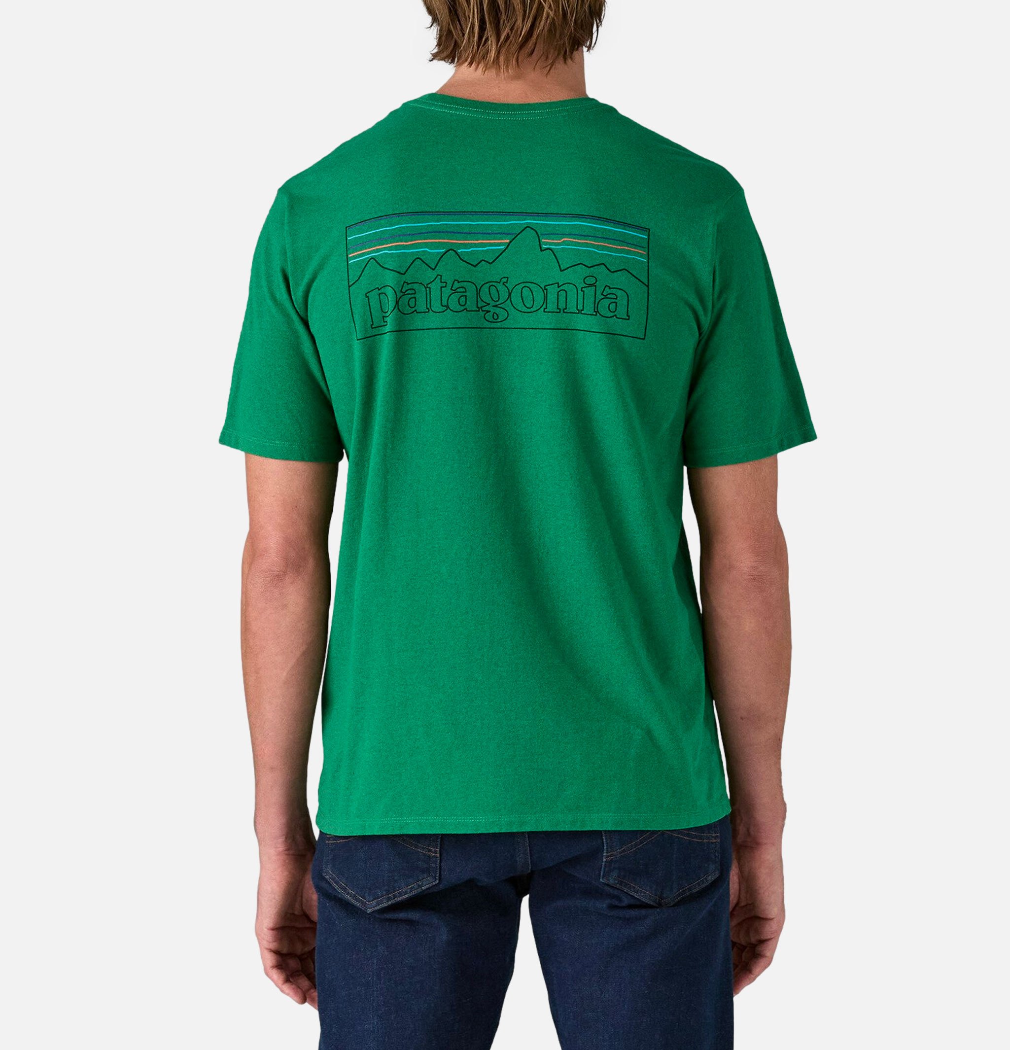 P6 Logo Tee Cascade Green