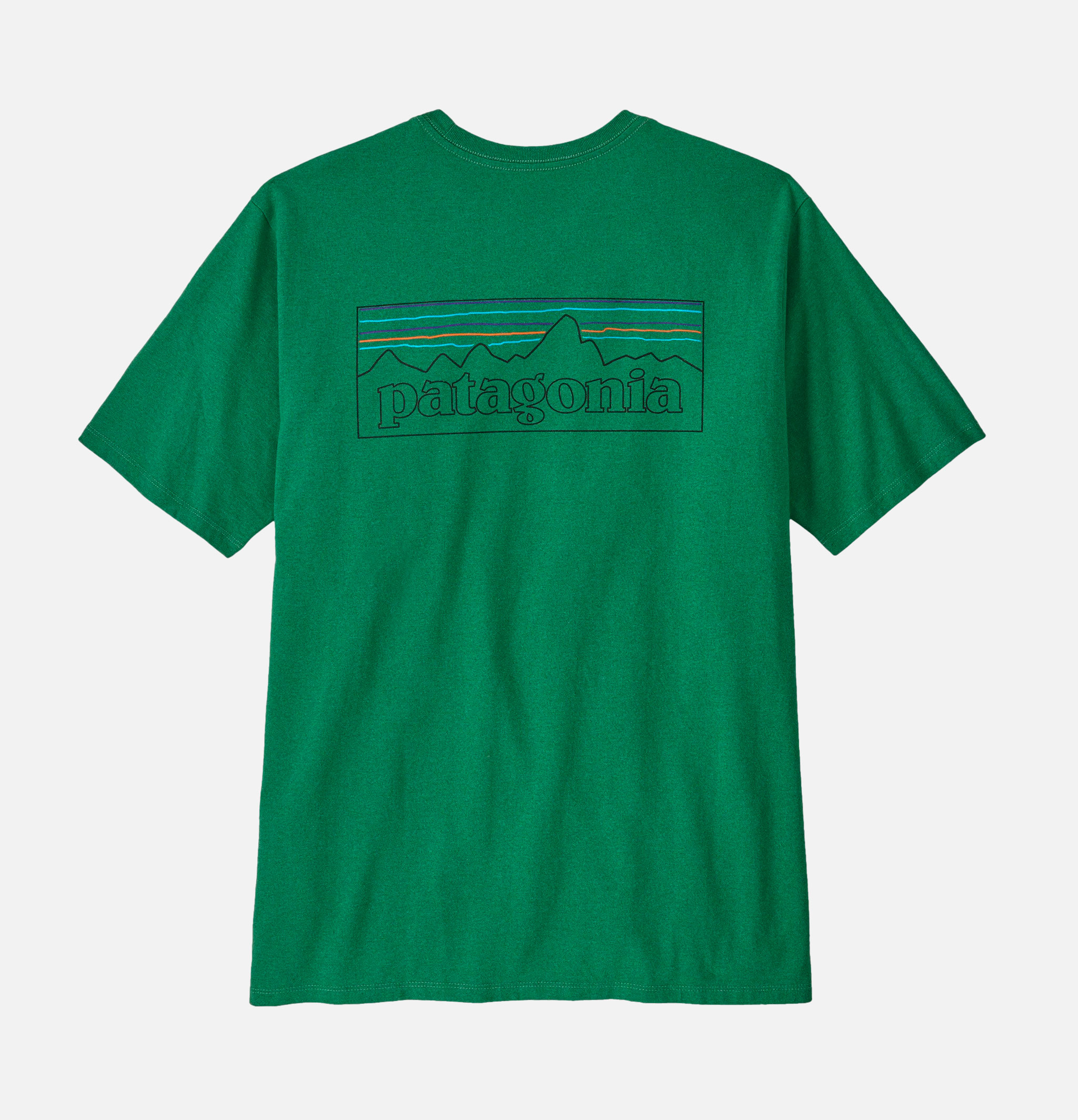 P6 Logo Tee Cascade Green