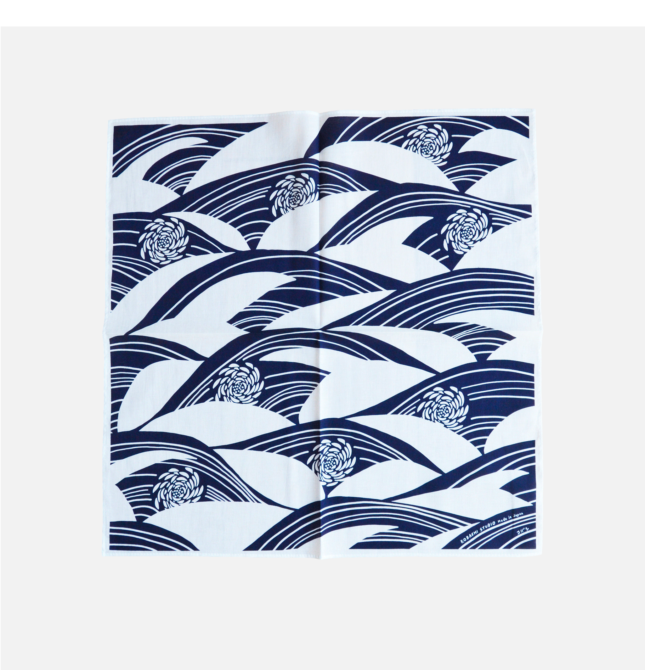 Bandana Kobashi White Navy