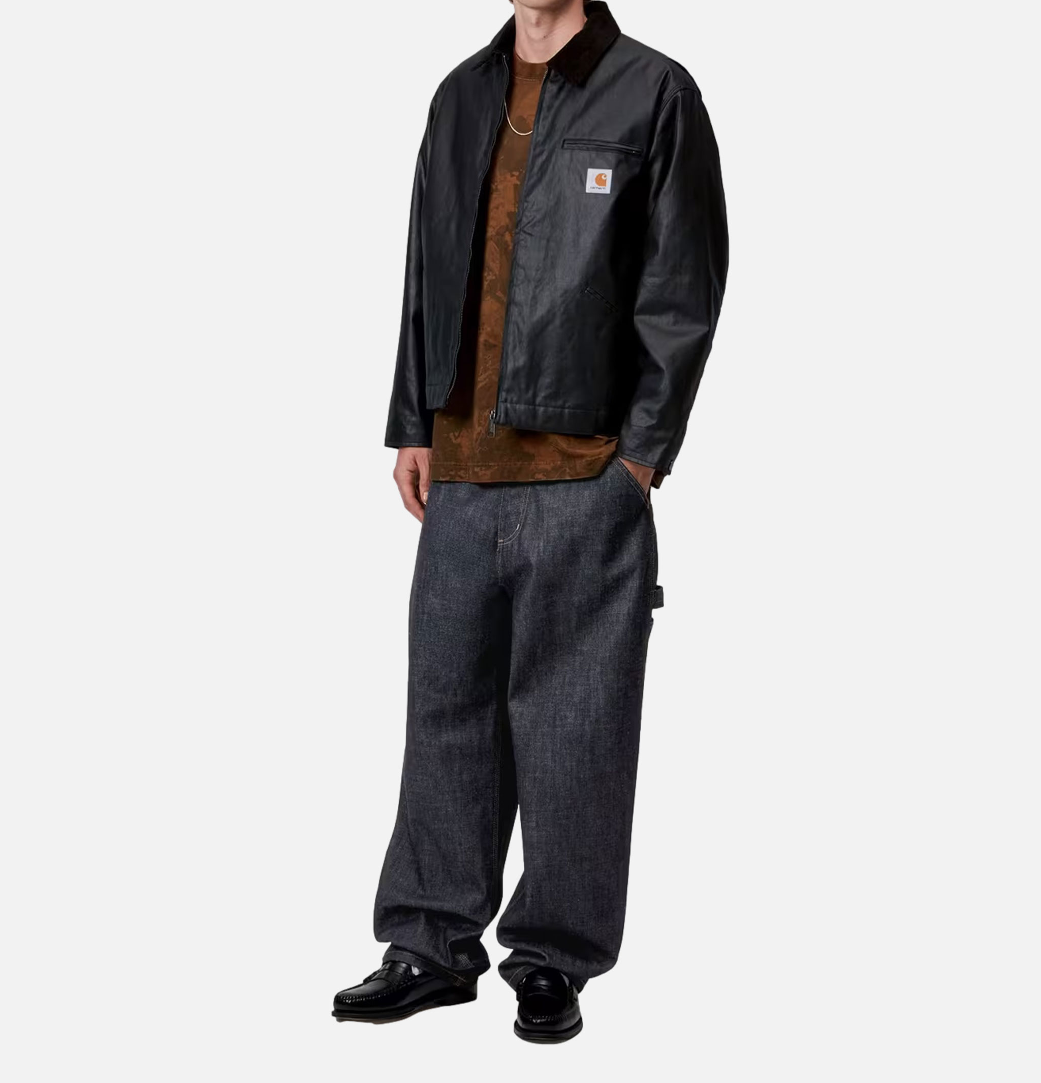 Pantalon Carhartt WIP Og Single Knee bleu rigide