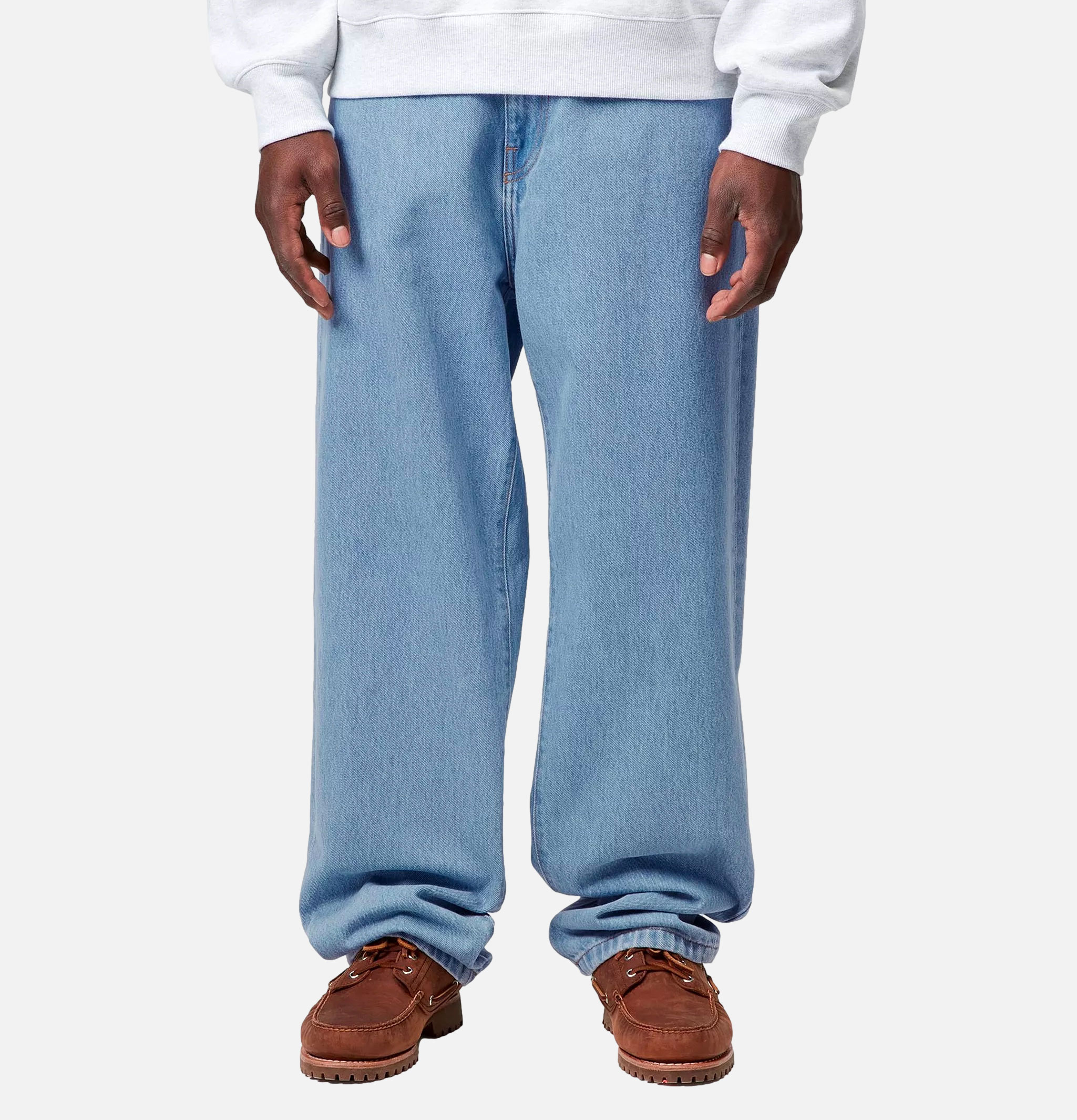 Carhartt WIP Aaron Pant Blue Stone Bleached
