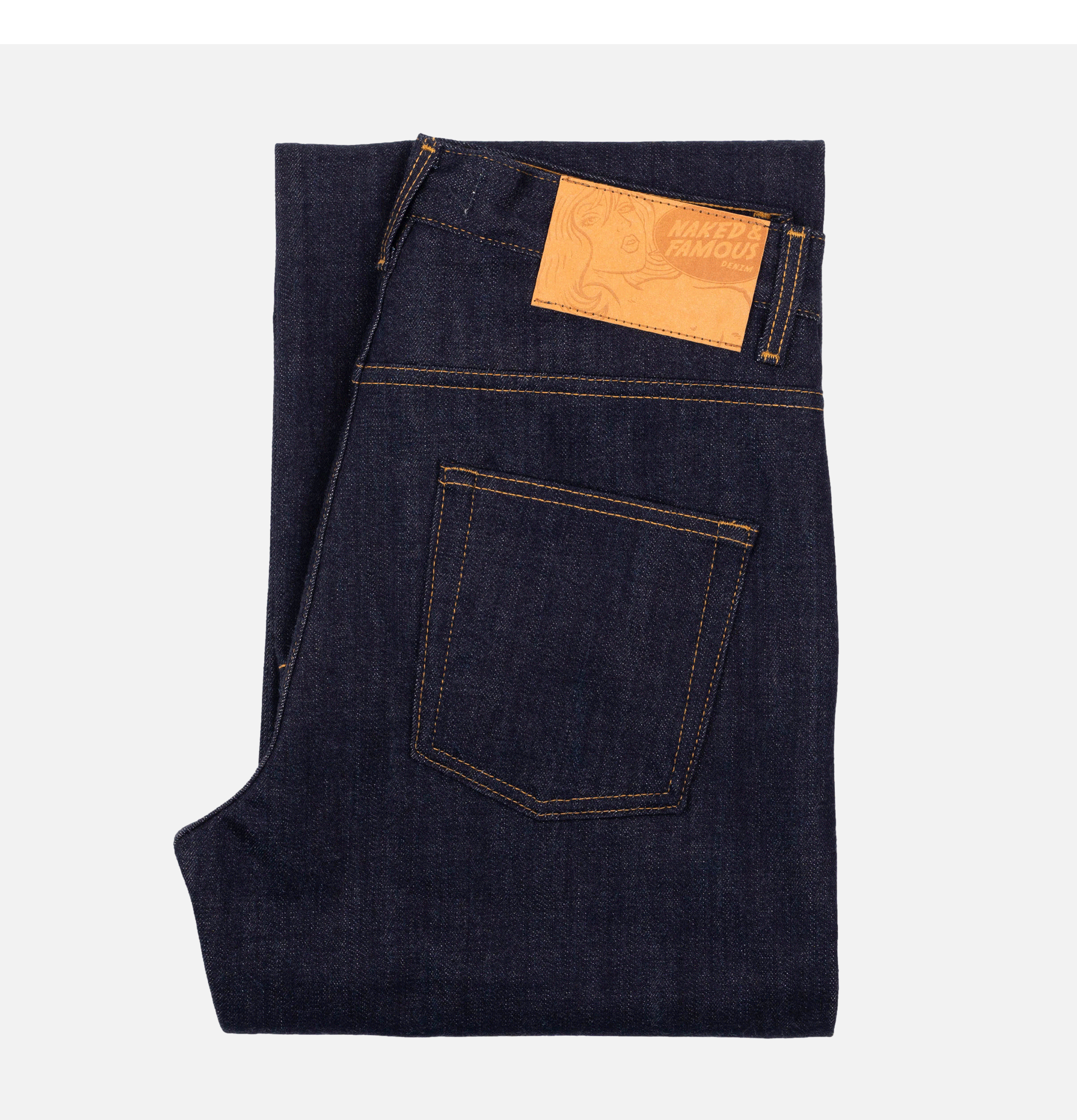 Naked & Famous Strong Guy Sea Island Selvedge
