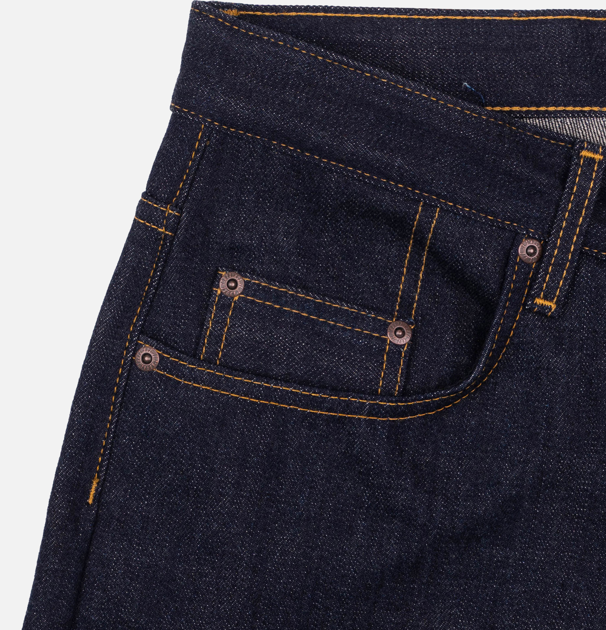 Naked & Famous Strong Guy Sea Island Selvedge