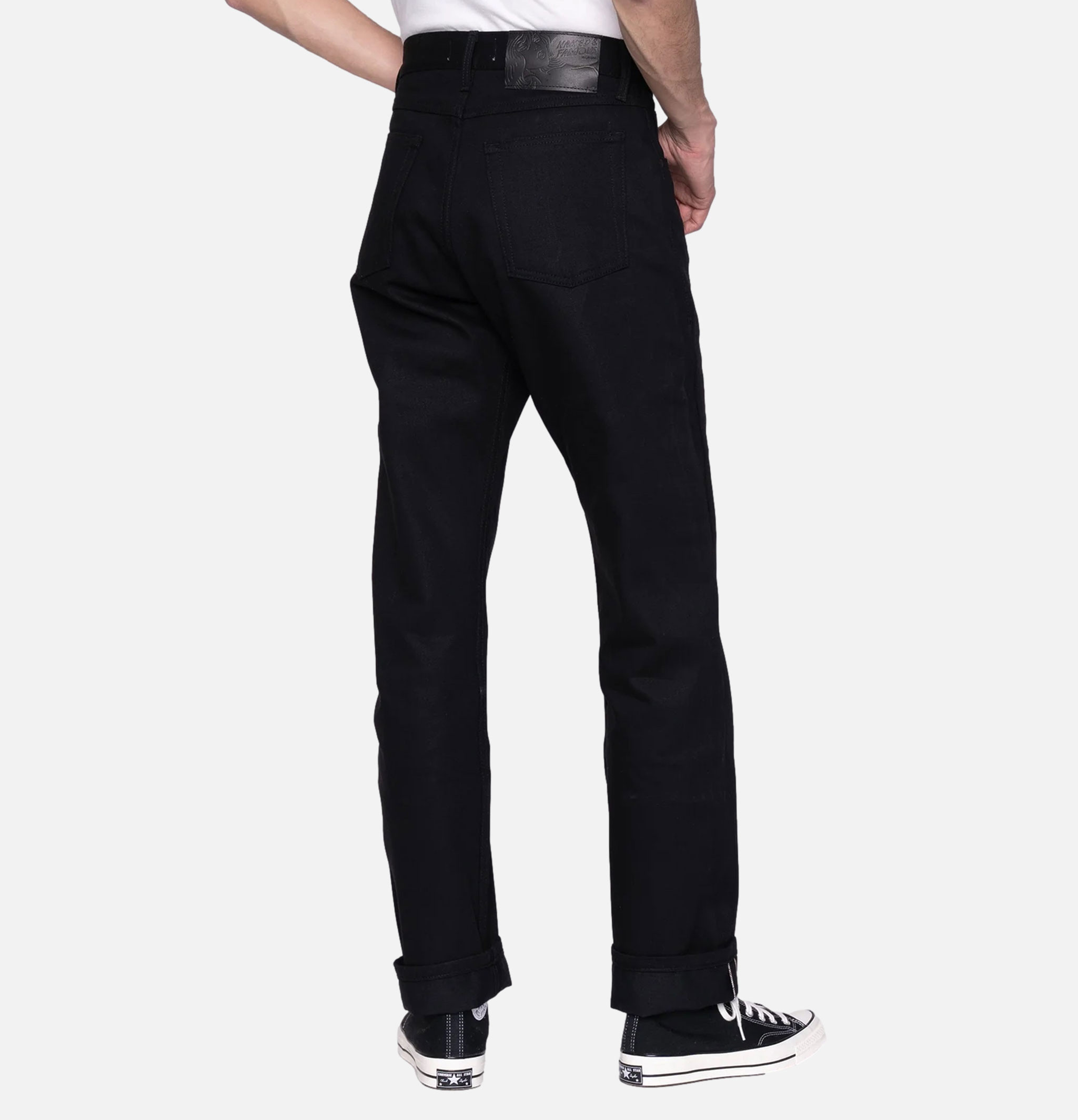 Naked & Famous True Guy Solid Black Selvedge