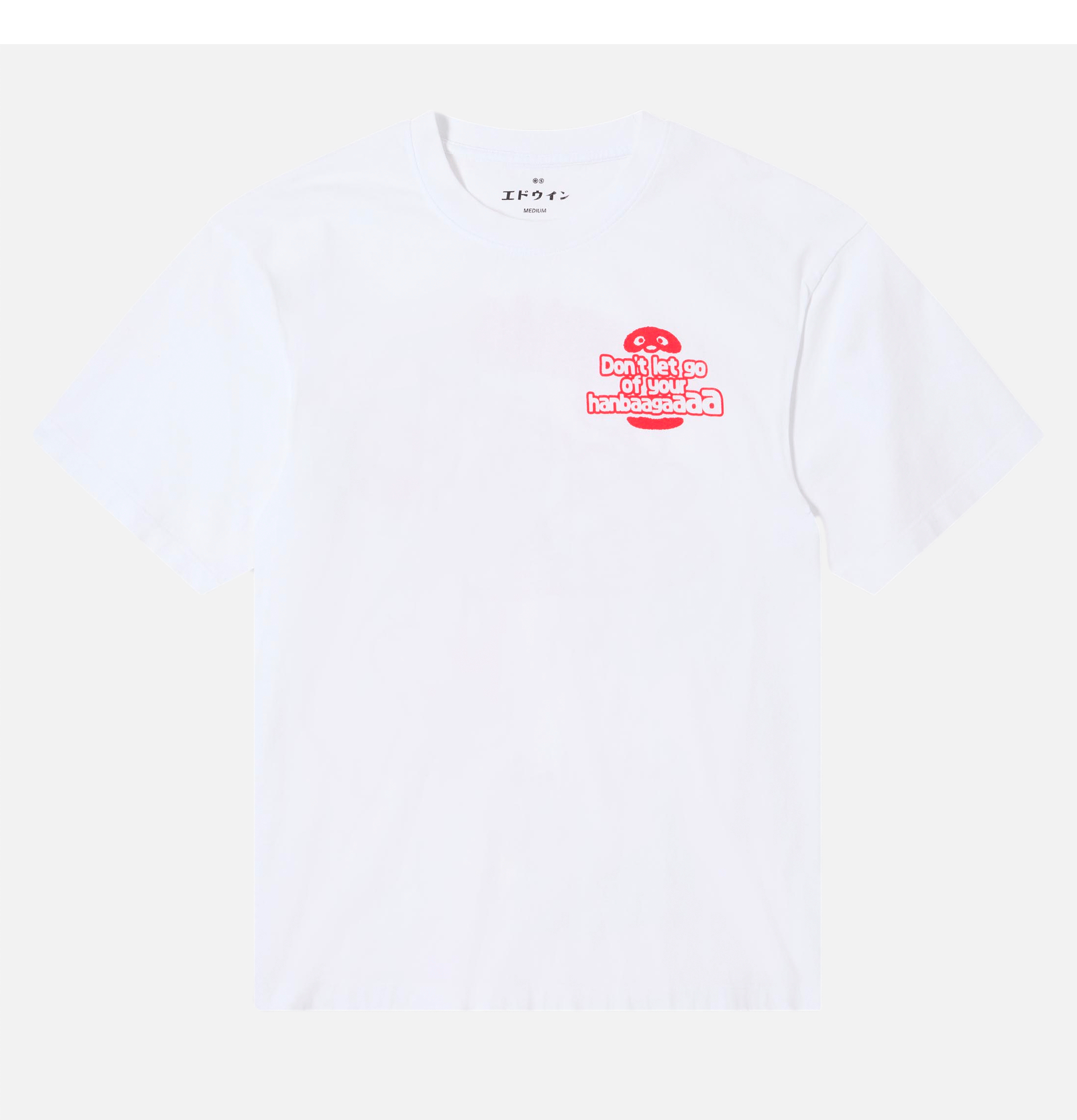 Edwin Tanuki White T-shirt