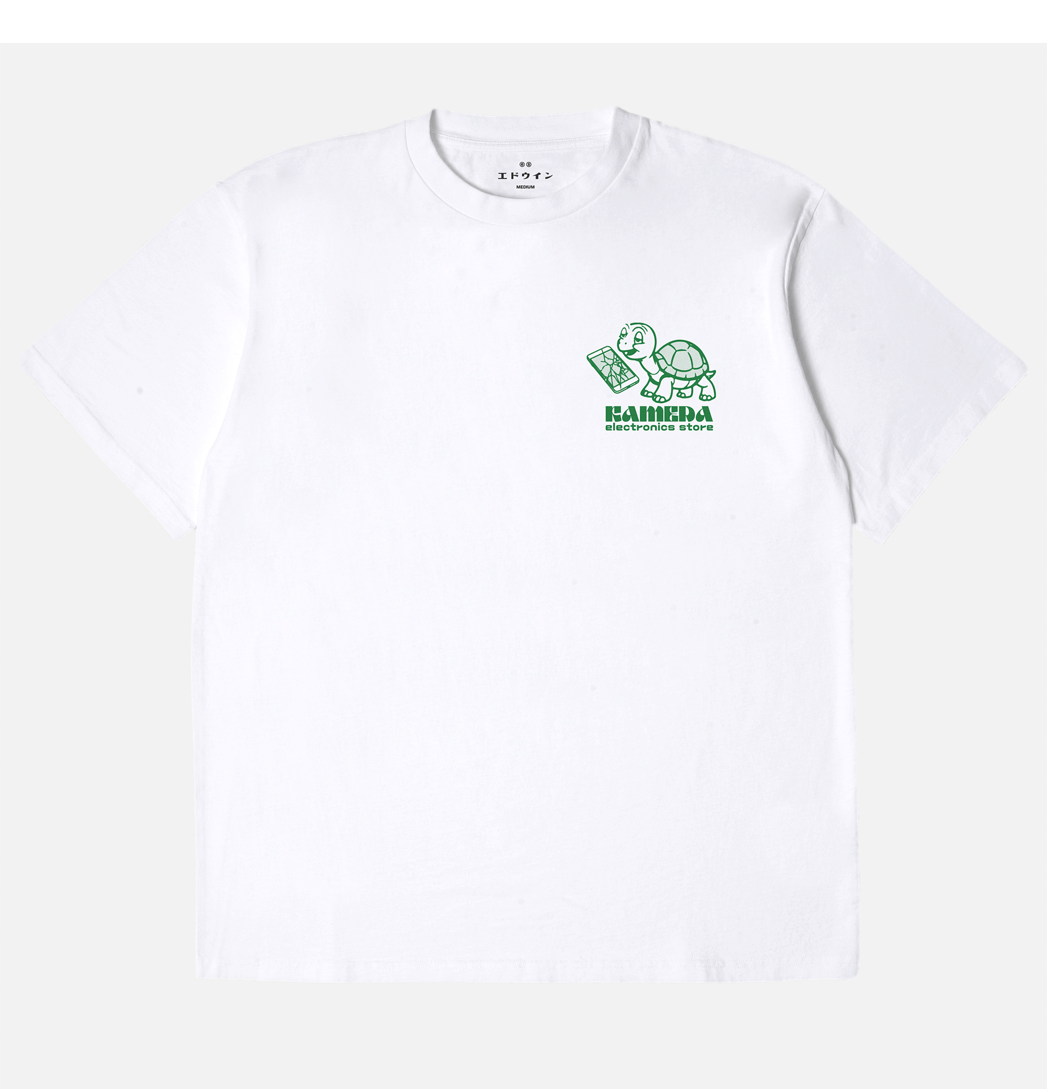 Edwin Kamera White T-shirt
