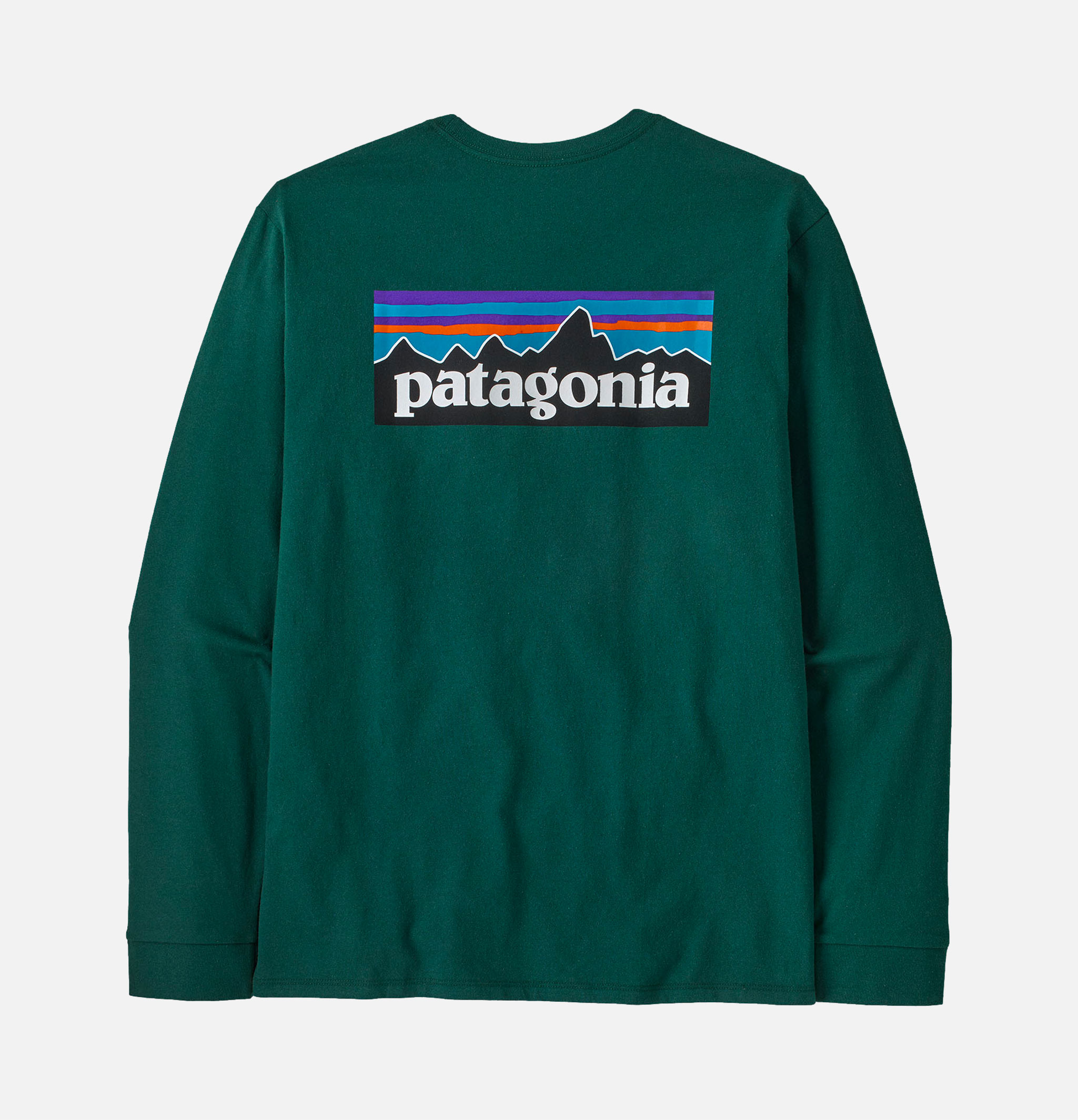 P6 Logo Ls Tee Cascade Green