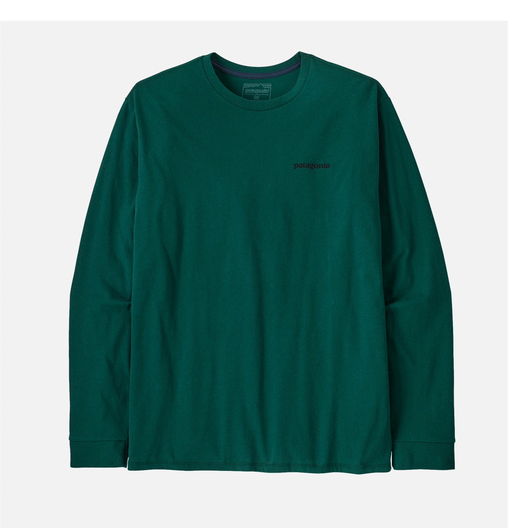P6 Logo Ls Tee Cascade Green