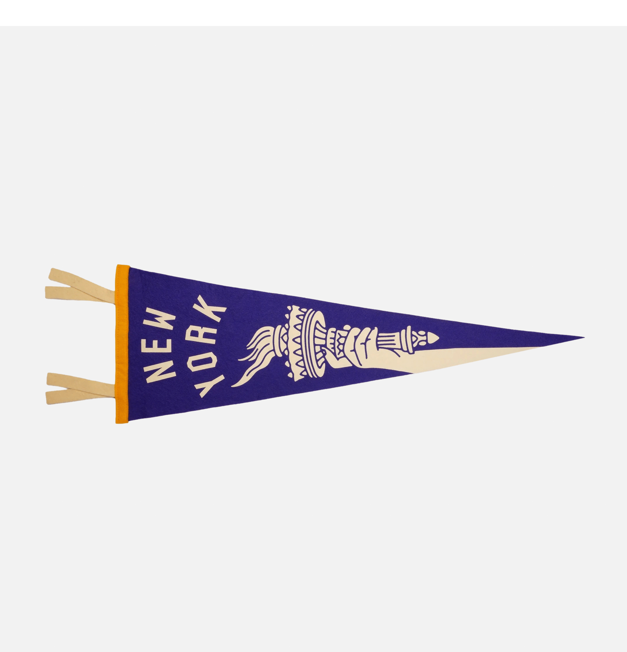 Oxford Pennant New York Torch Pennant Blue