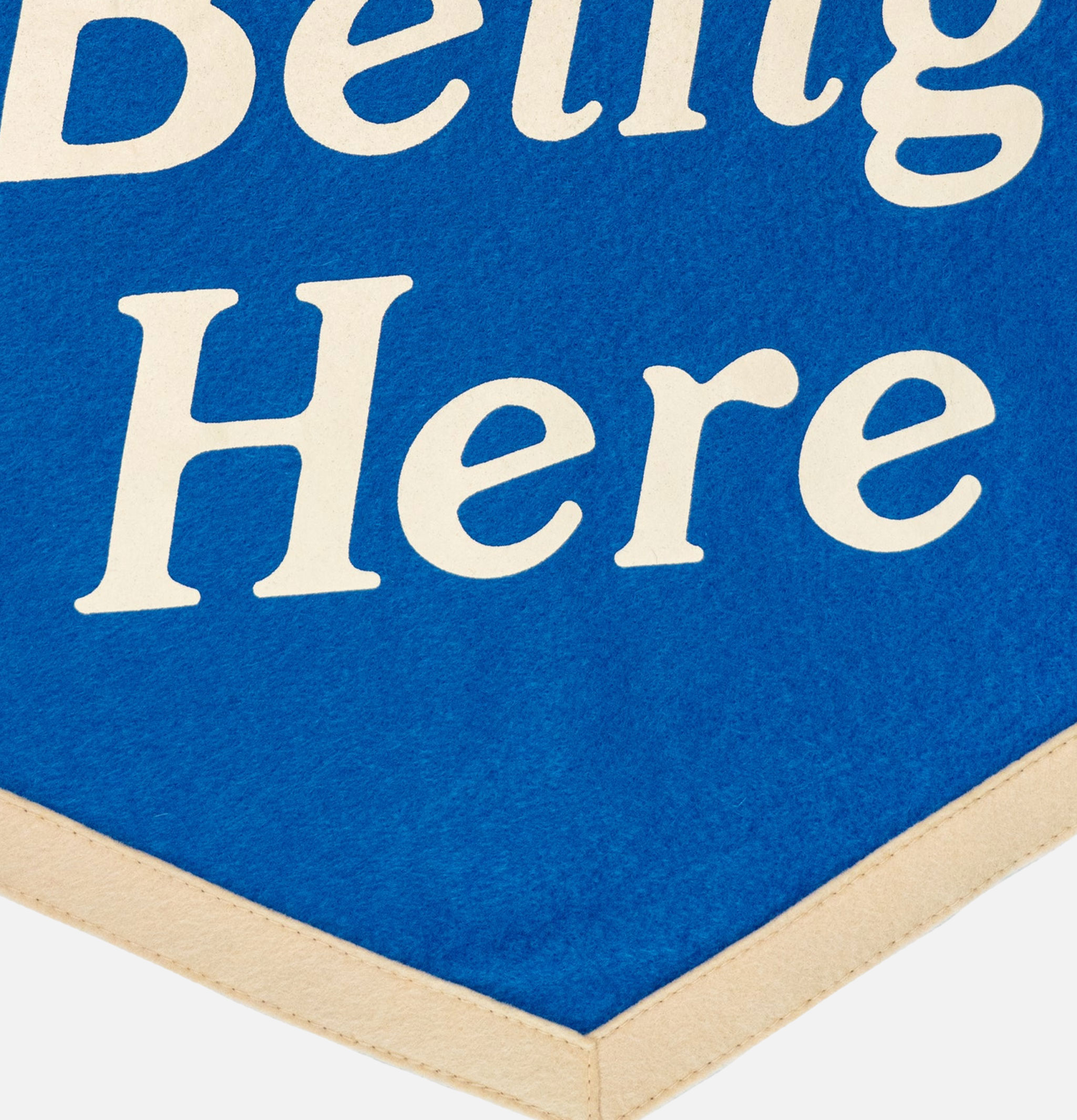 Oxford Pennant Thank You Camp Blue Flag