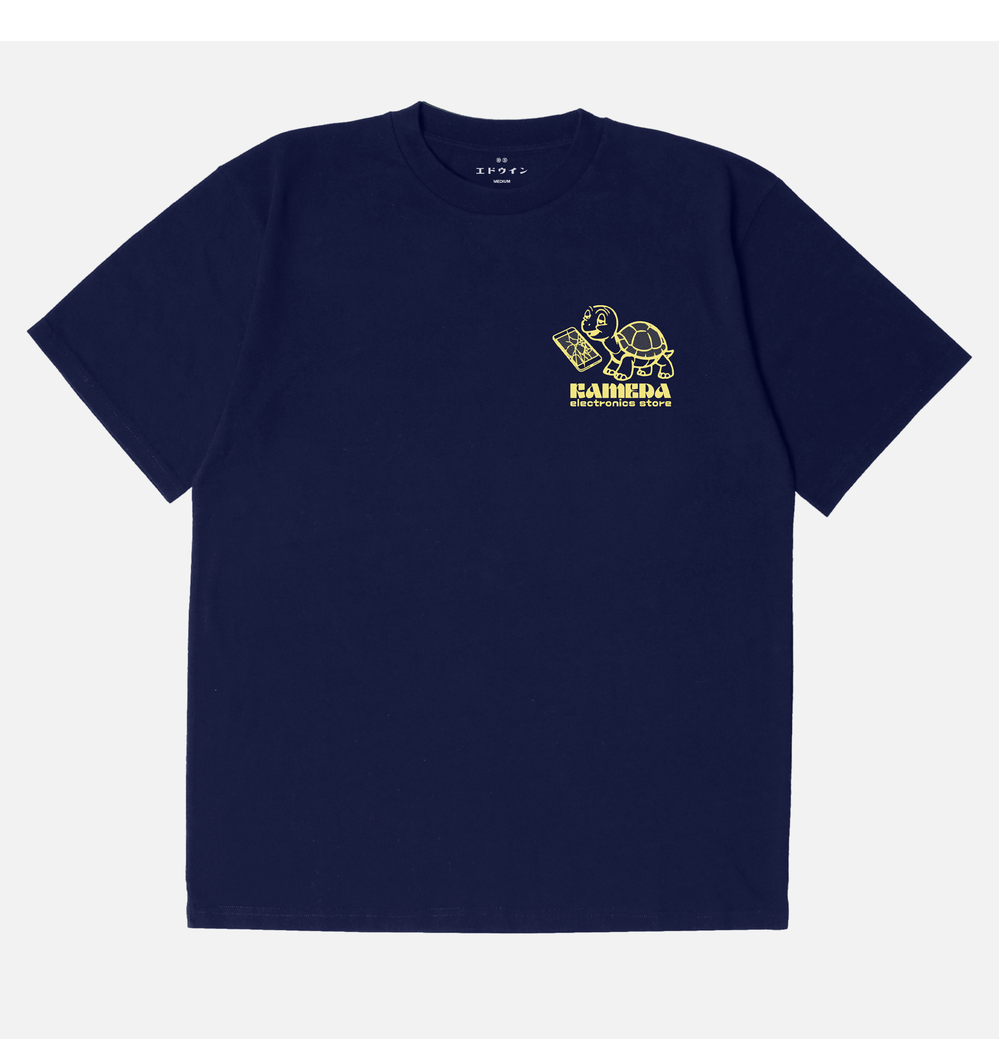 T-shirt Edwin Kamera Navy