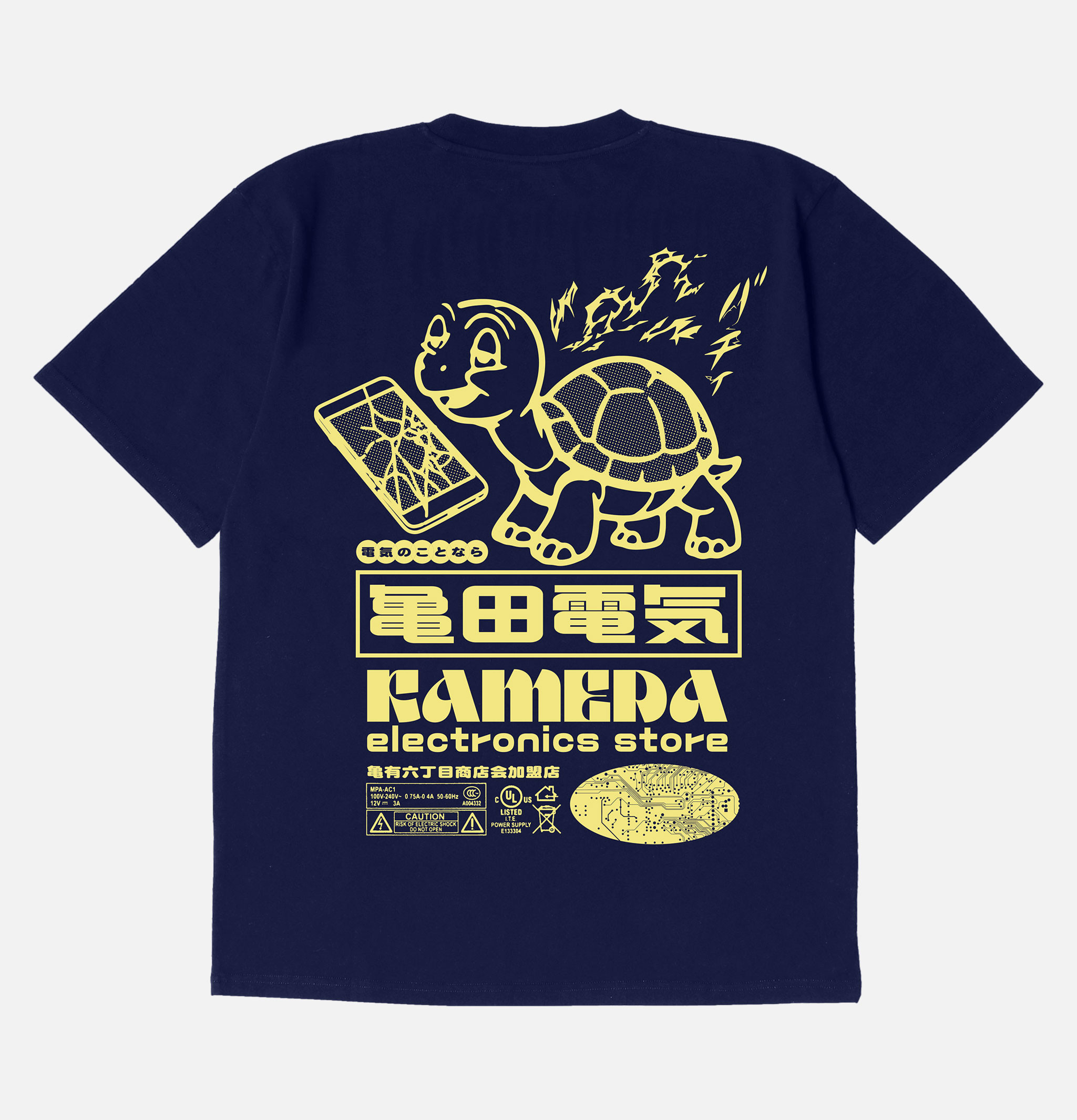 T-shirt Edwin Kamera Navy