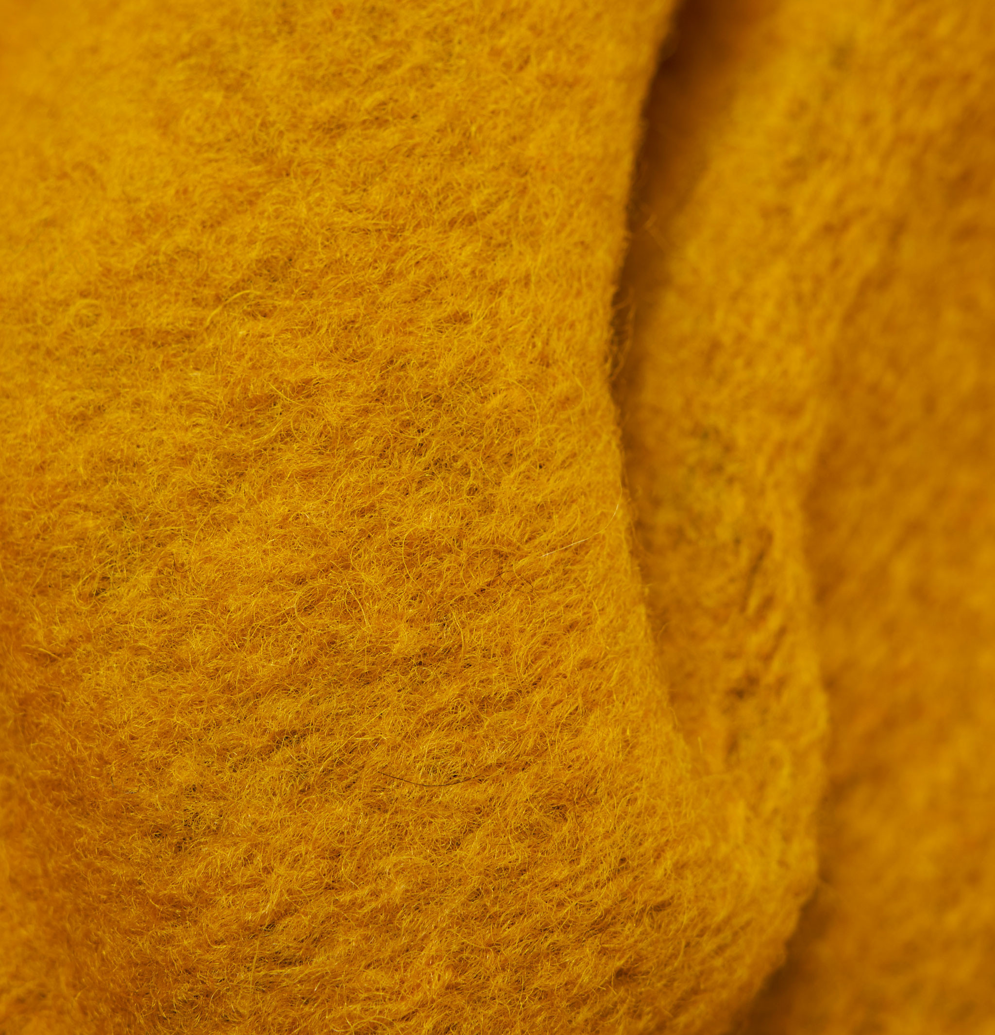Universal Works Zip Waistcoat Wool Yellow