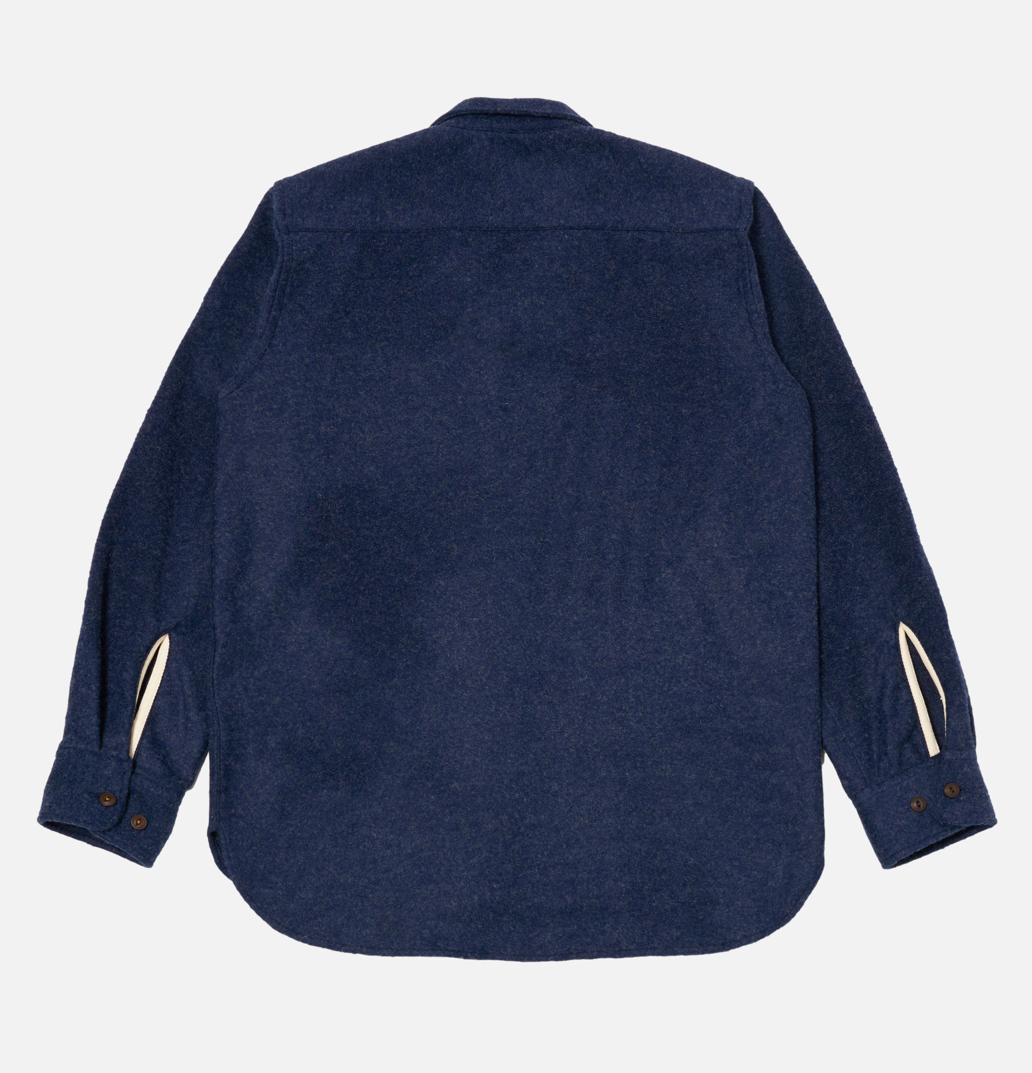 Universal Works Work Shirt Dam Marl Navy