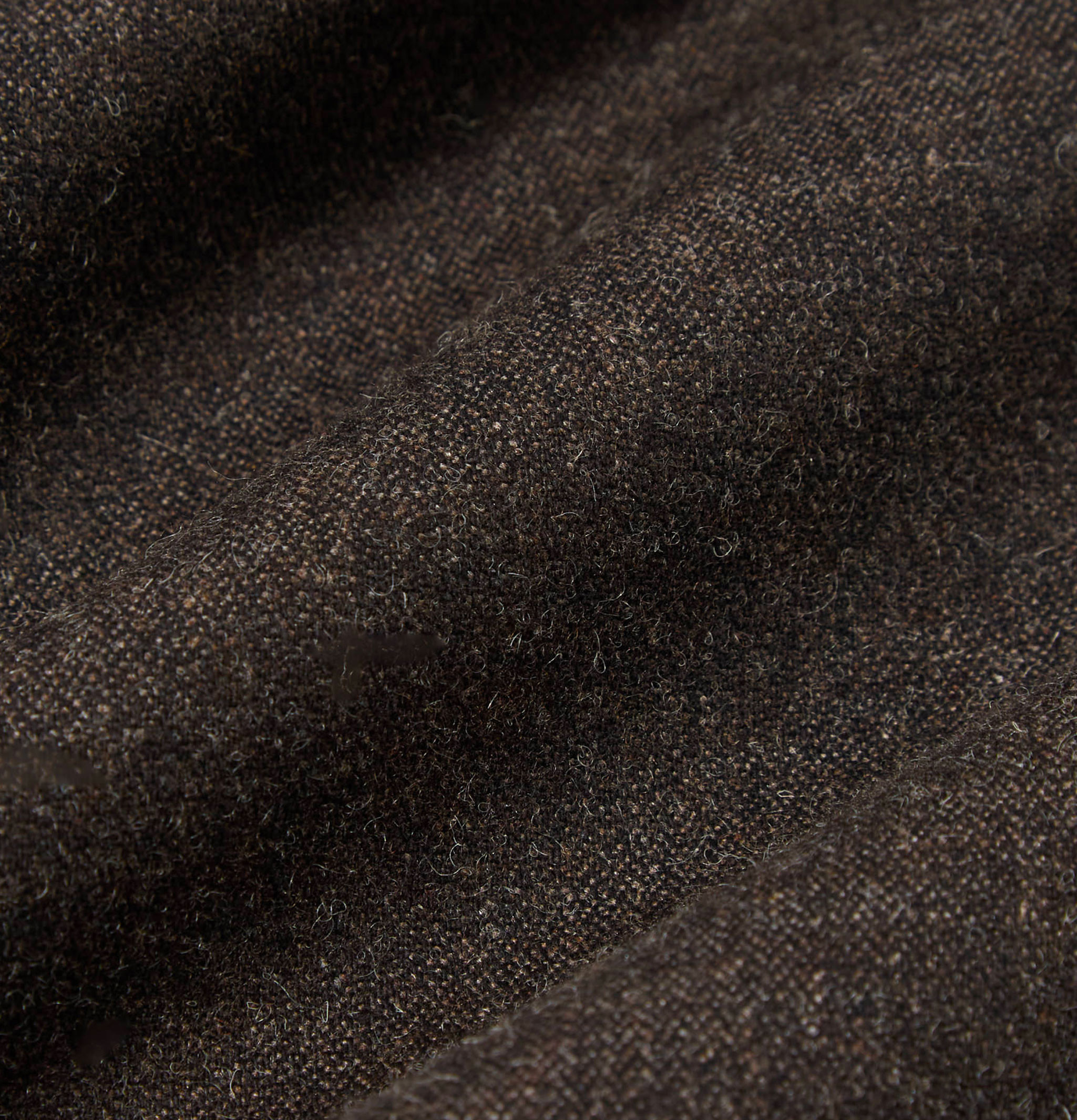 Universal Works Pleated Track Pant Tweed Brown