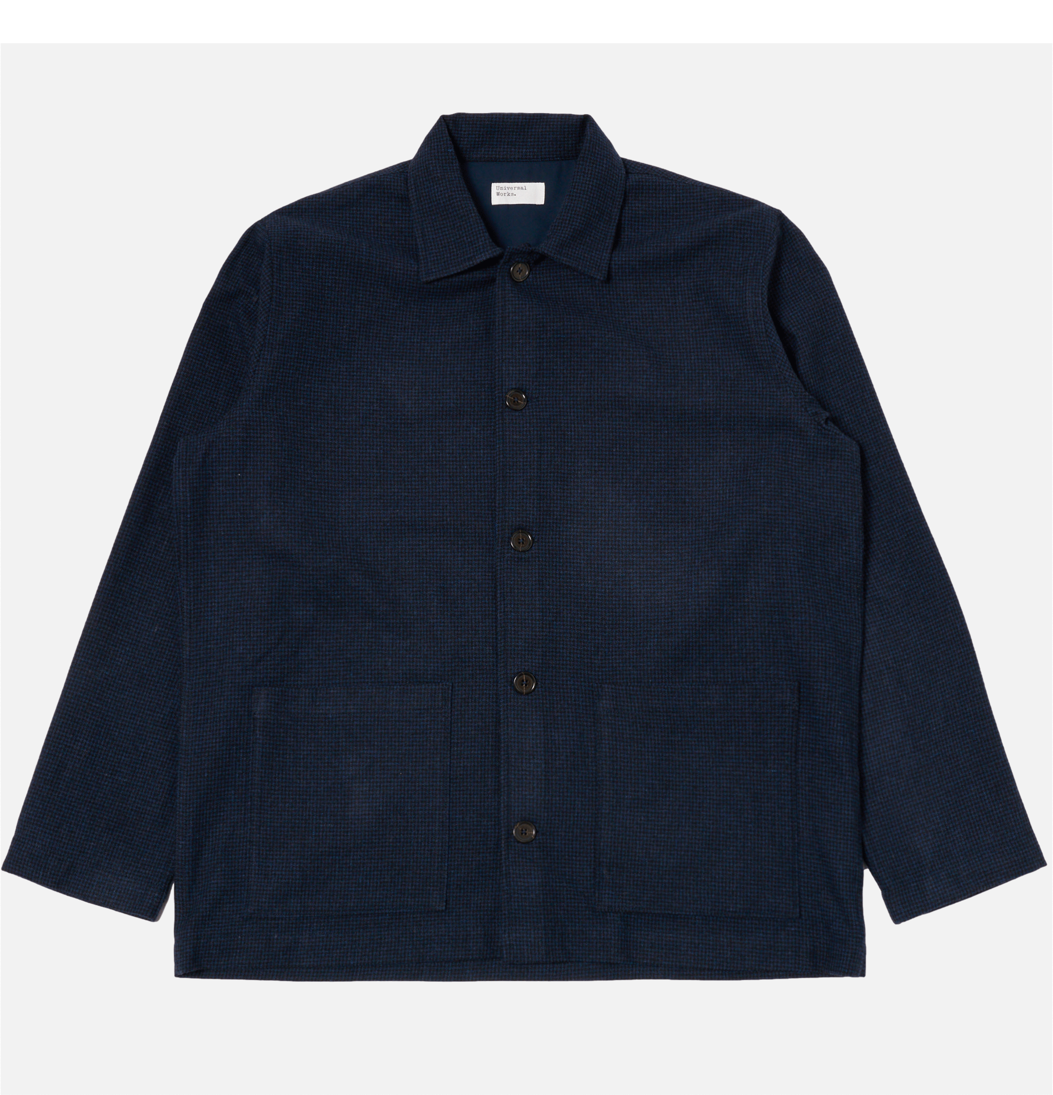 Universal Works Easy Overshirt Brushed Navy