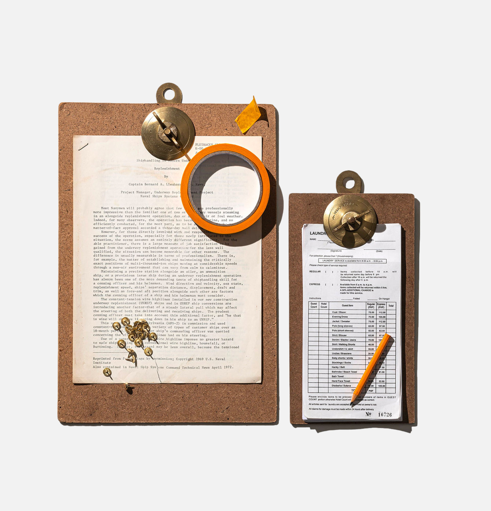PUEBCO Screw Clipboard A4