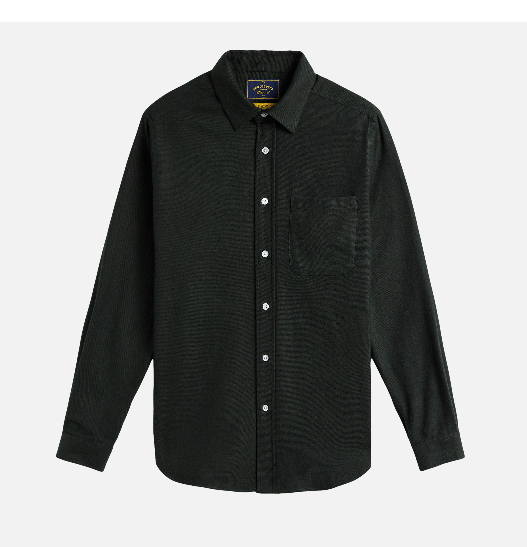 Portuguese Flannel Teca Shirt 2.0 Forest Green