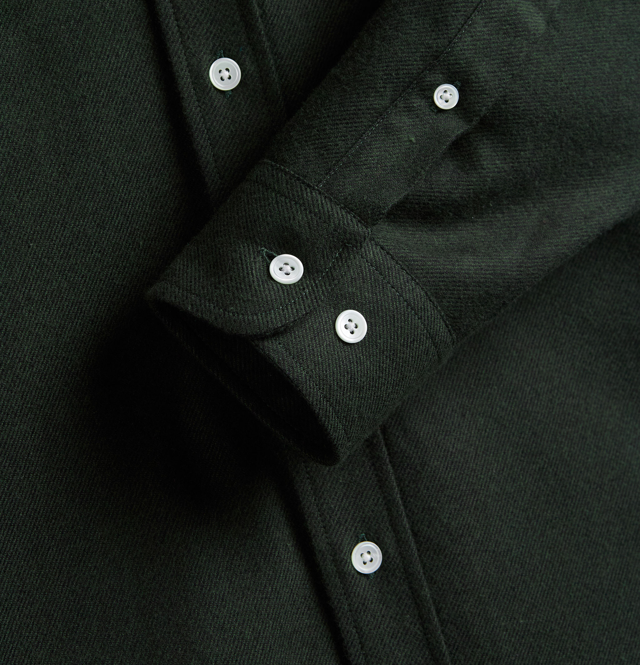 Portuguese Flannel Teca Shirt 2.0 Forest Green