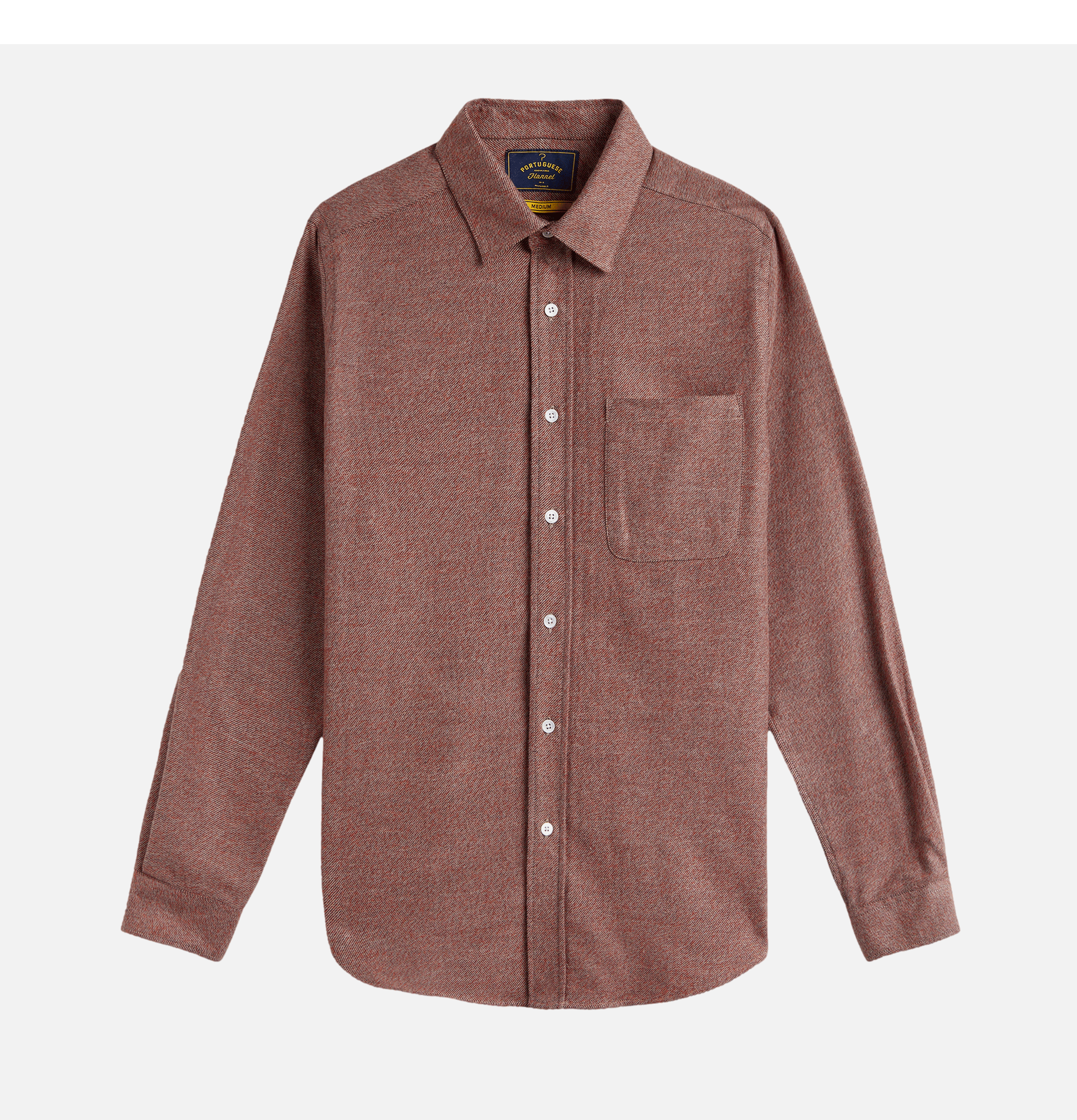 Portuguese Flannel Teca Shirt 2.0 Brick