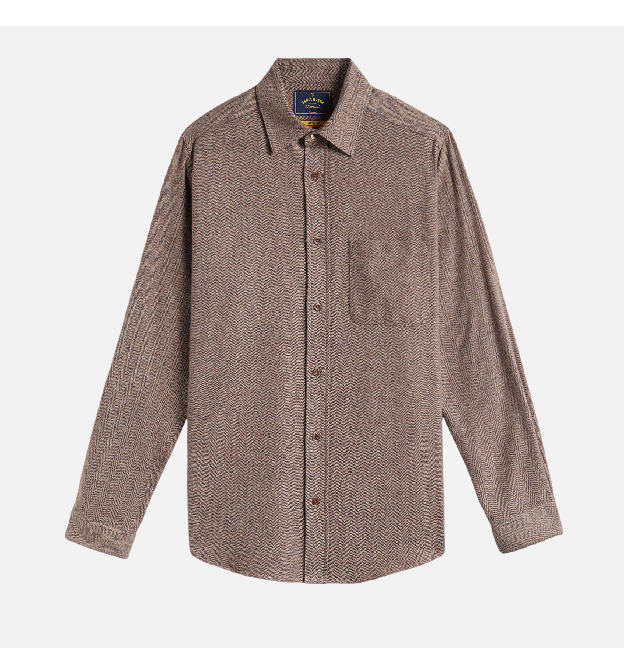Portuguese Flannel Chemise Espiga Marron