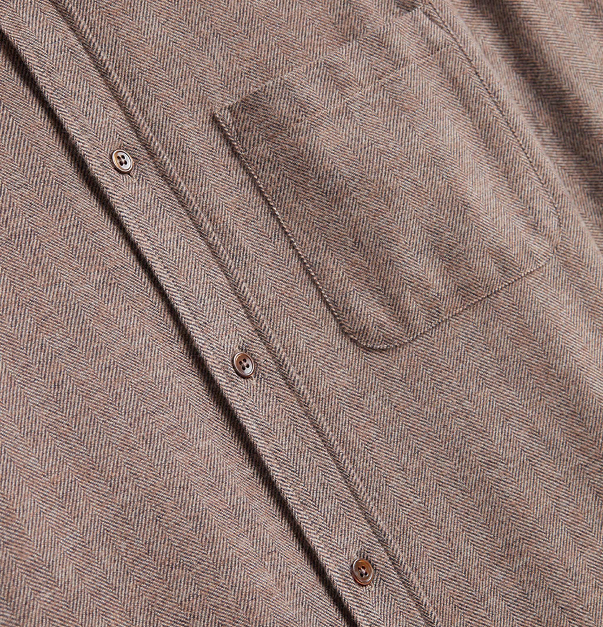 Portuguese Flannel Chemise Espiga Marron