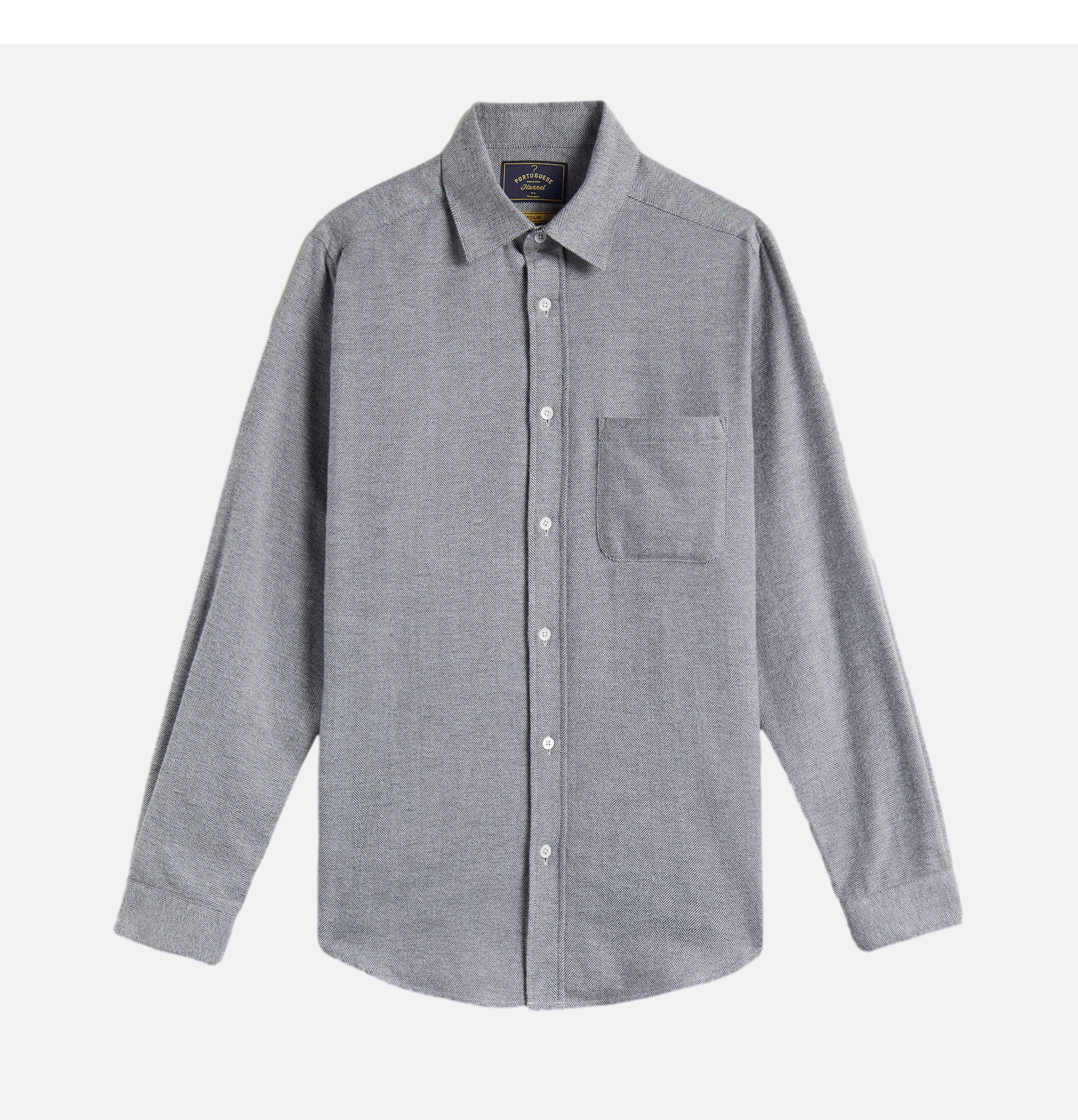 Portuguese Flannel Chemise Espiga Grise