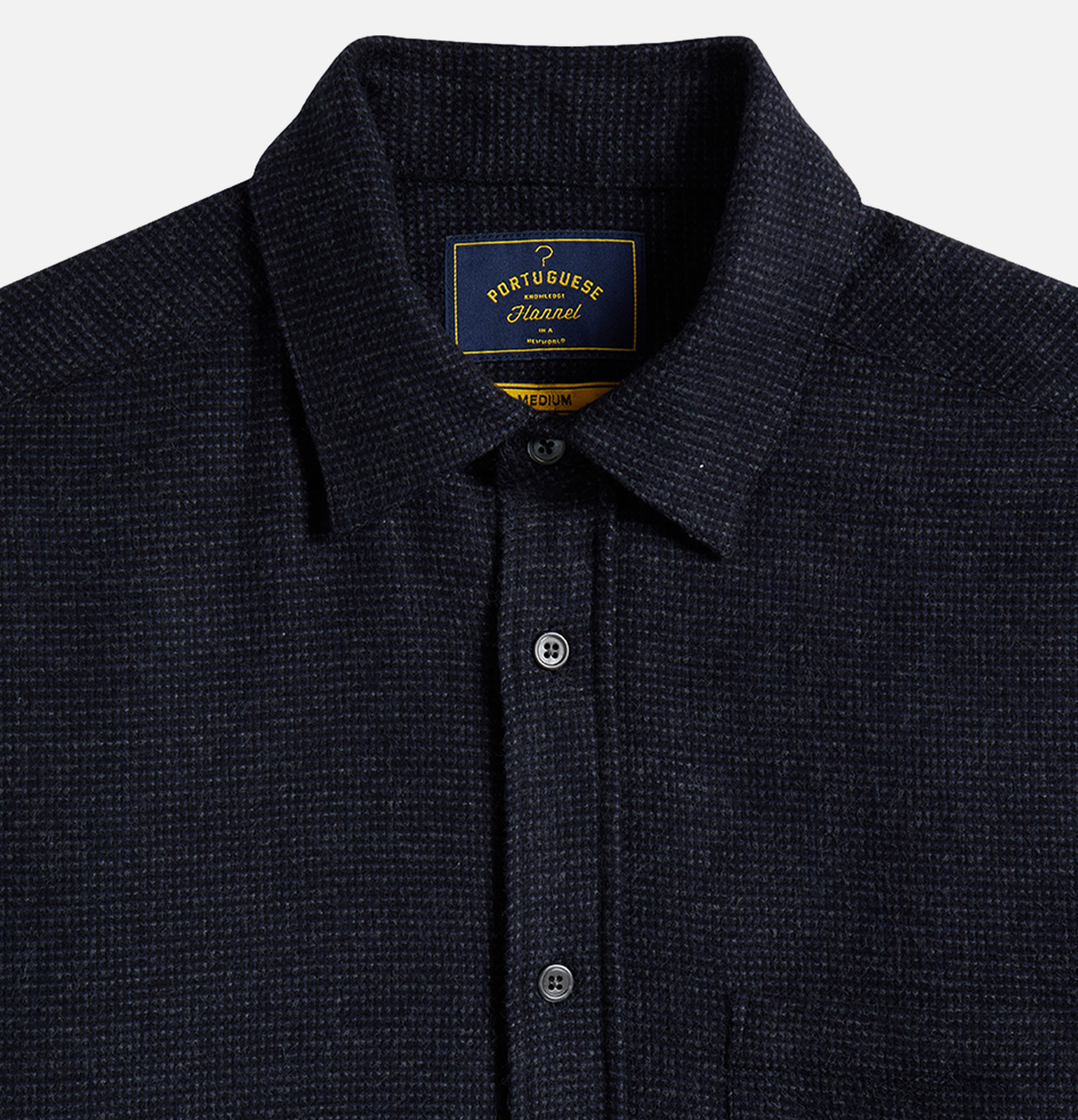Portuguese Flannel Chemise Sounds Gris
