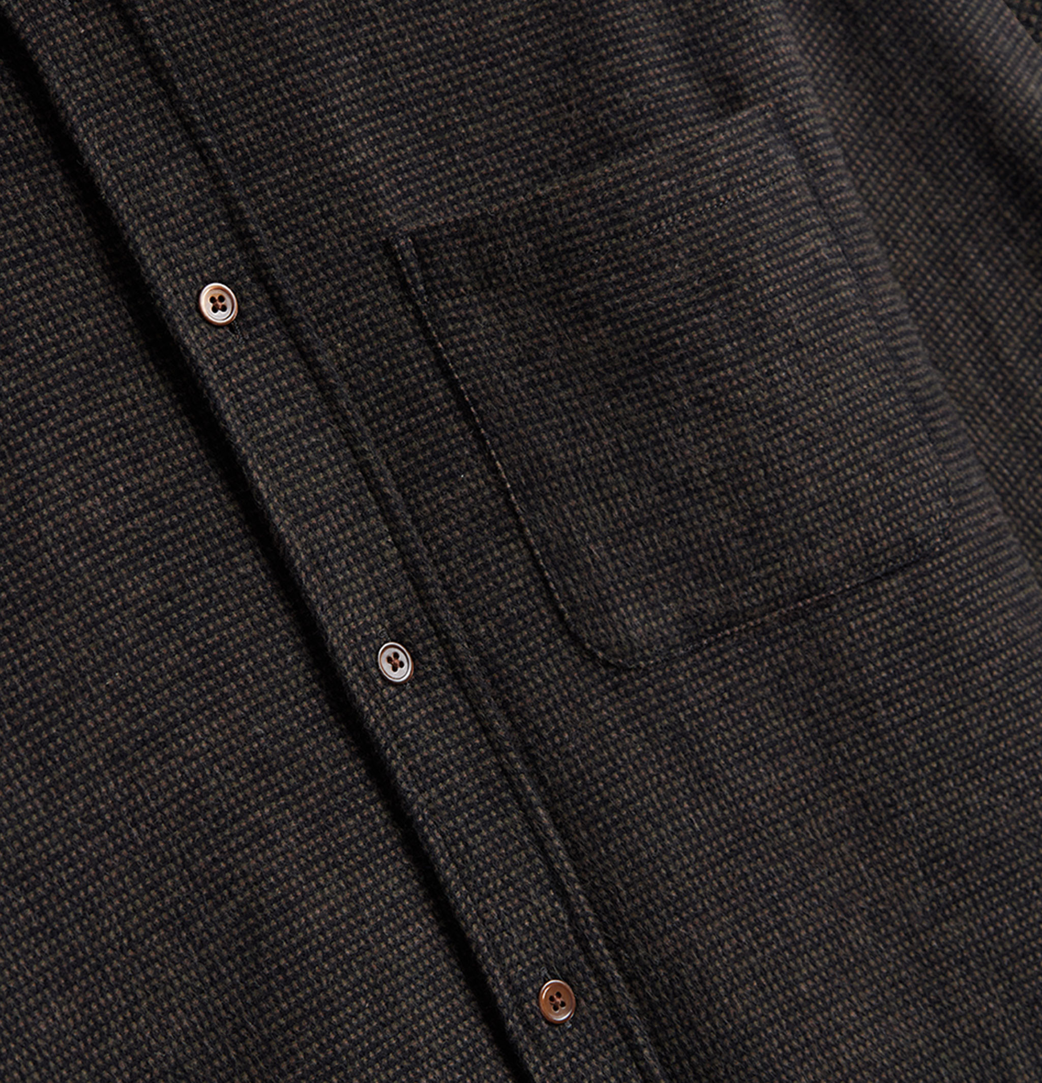 Portuguese Flannel Chemise Sounds Marron