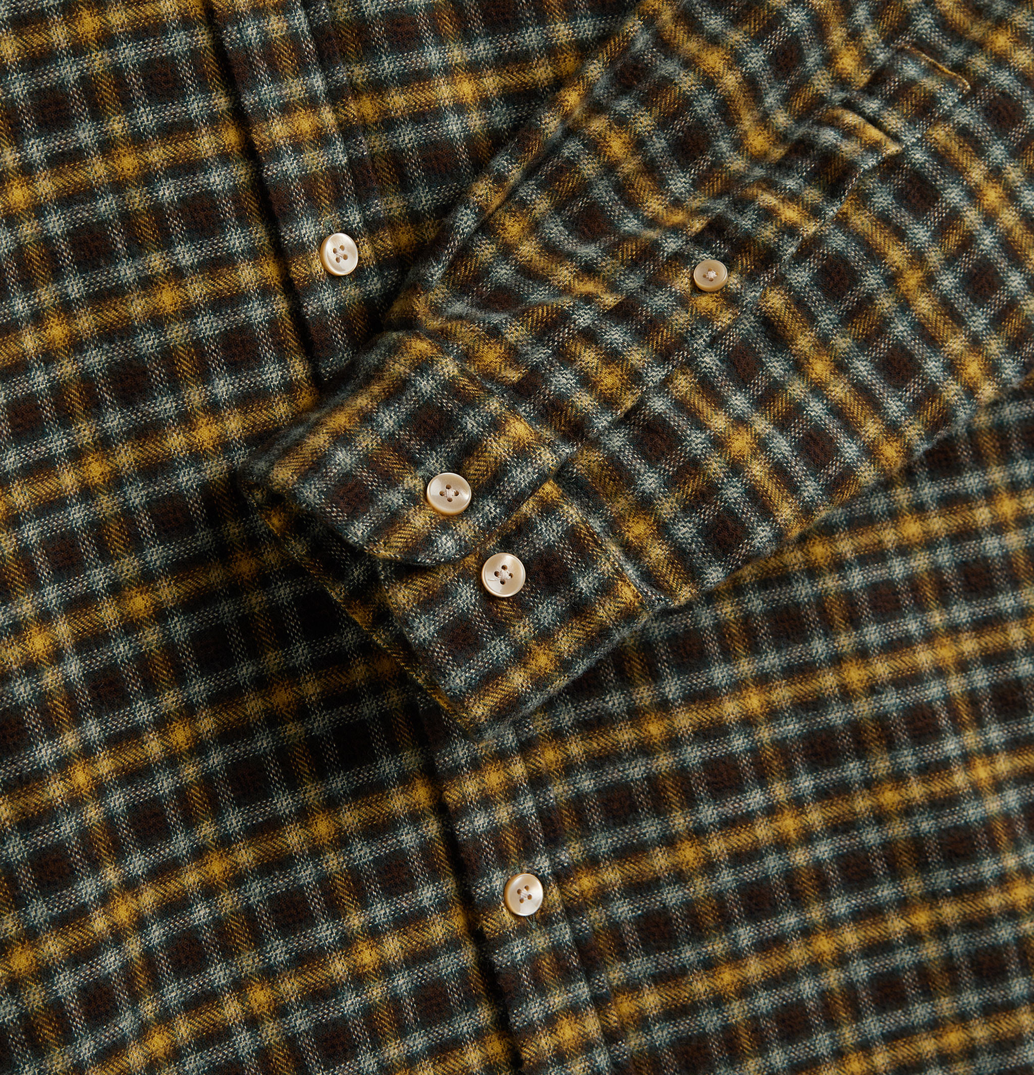 Portuguese Flannel Chemise Vouga Verte