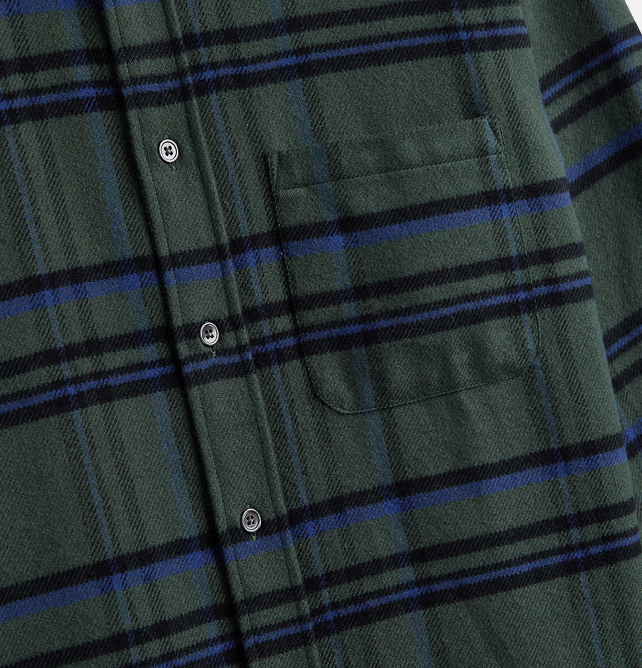 Portuguese Flannel Chemise Box Verte