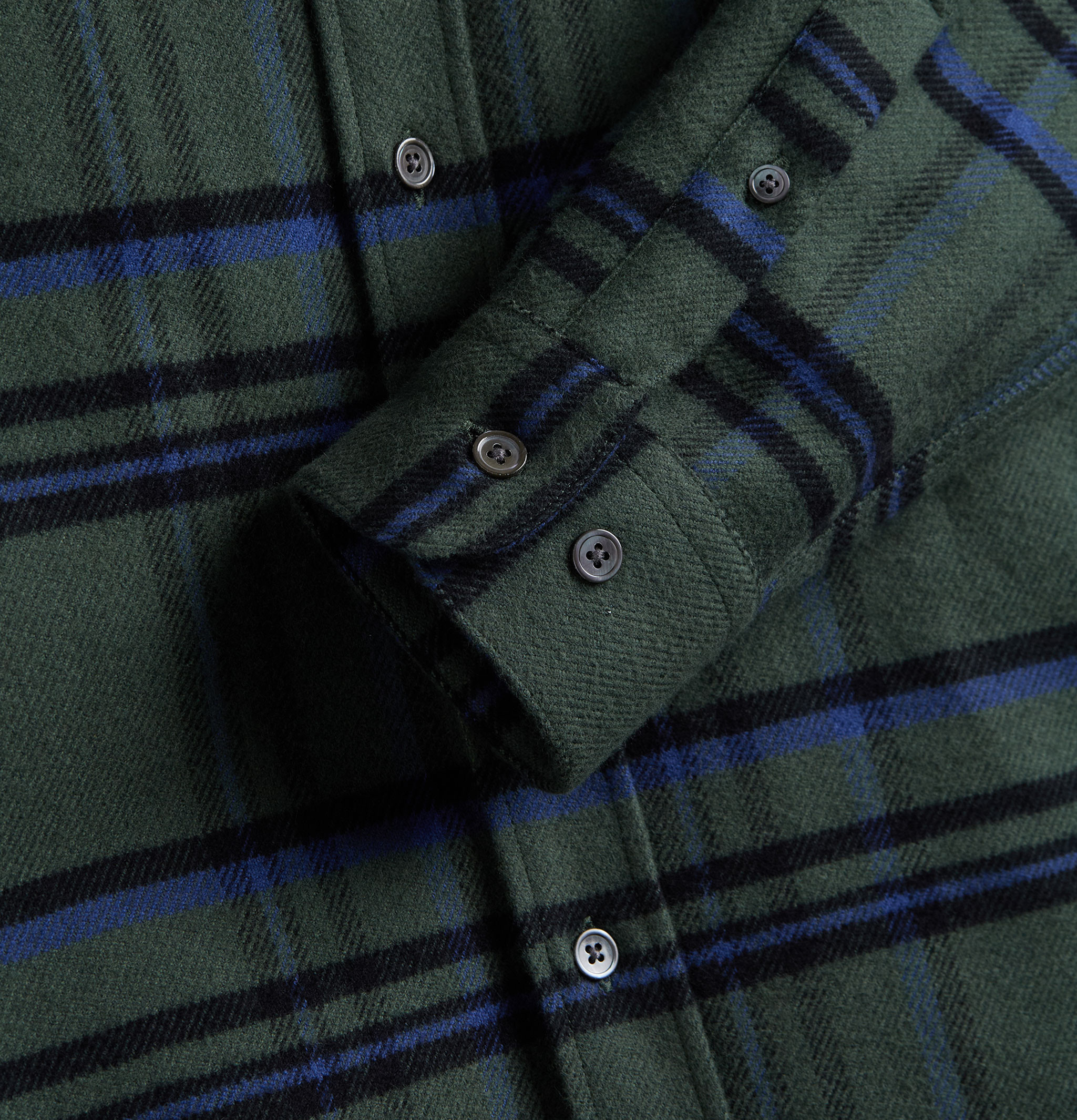 Portuguese Flannel Chemise Box Verte