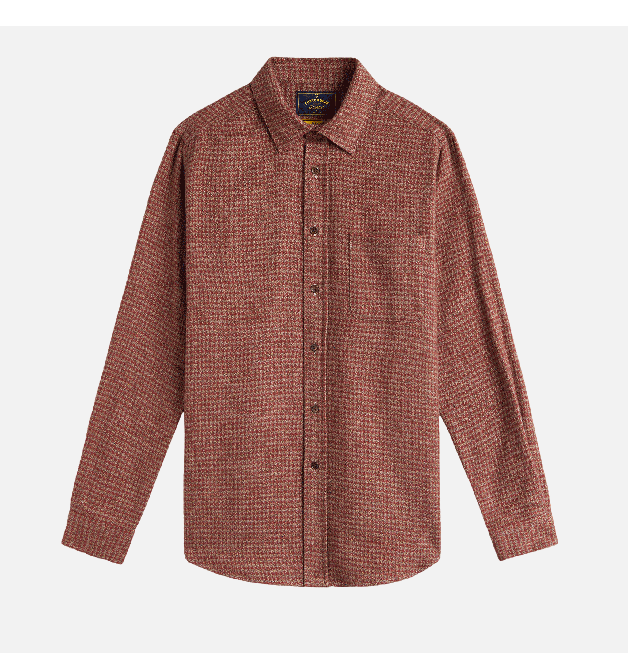 Portuguese Flannel Chemise Abstract Clay