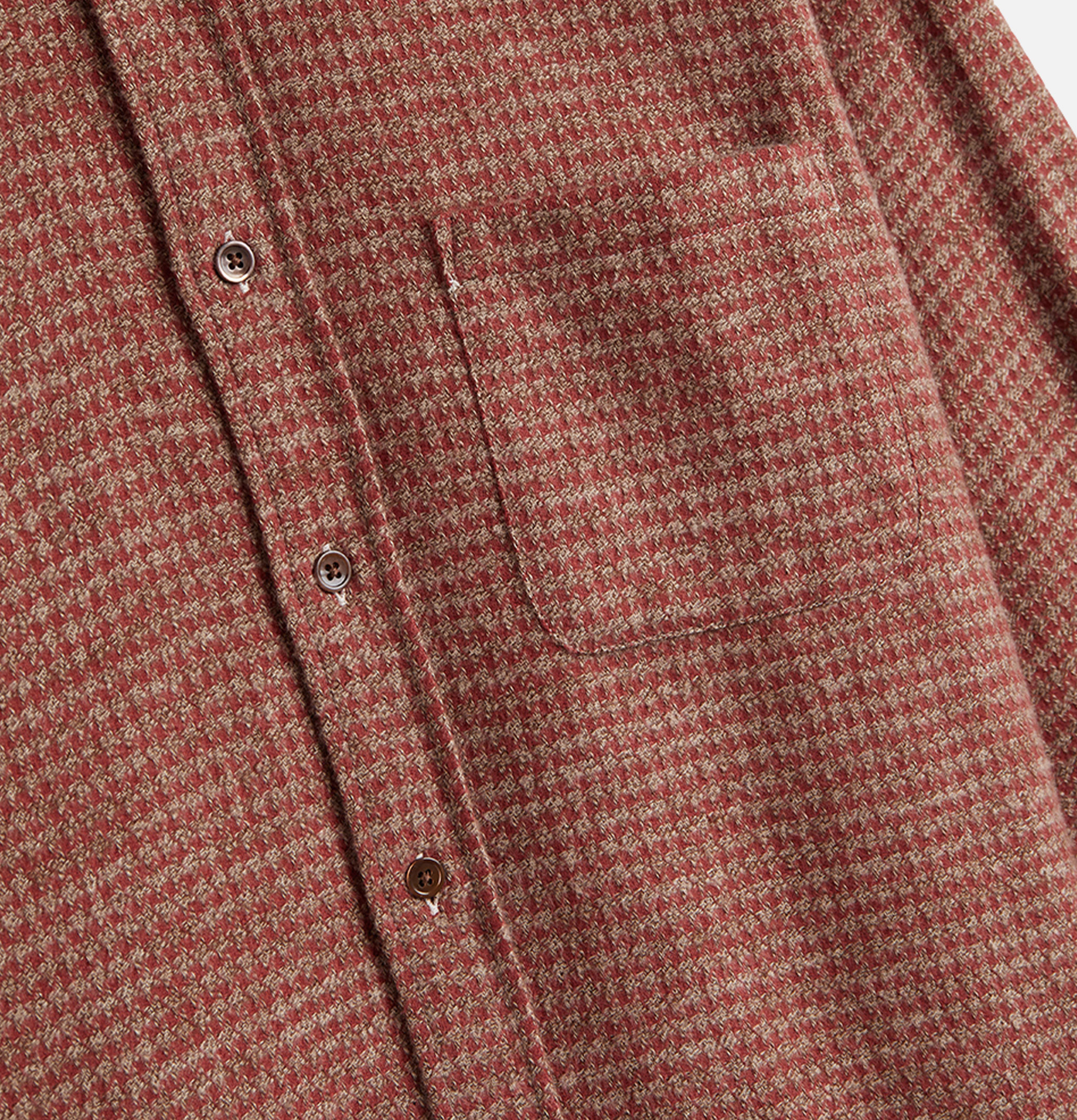 Portuguese Flannel Chemise Abstract Clay