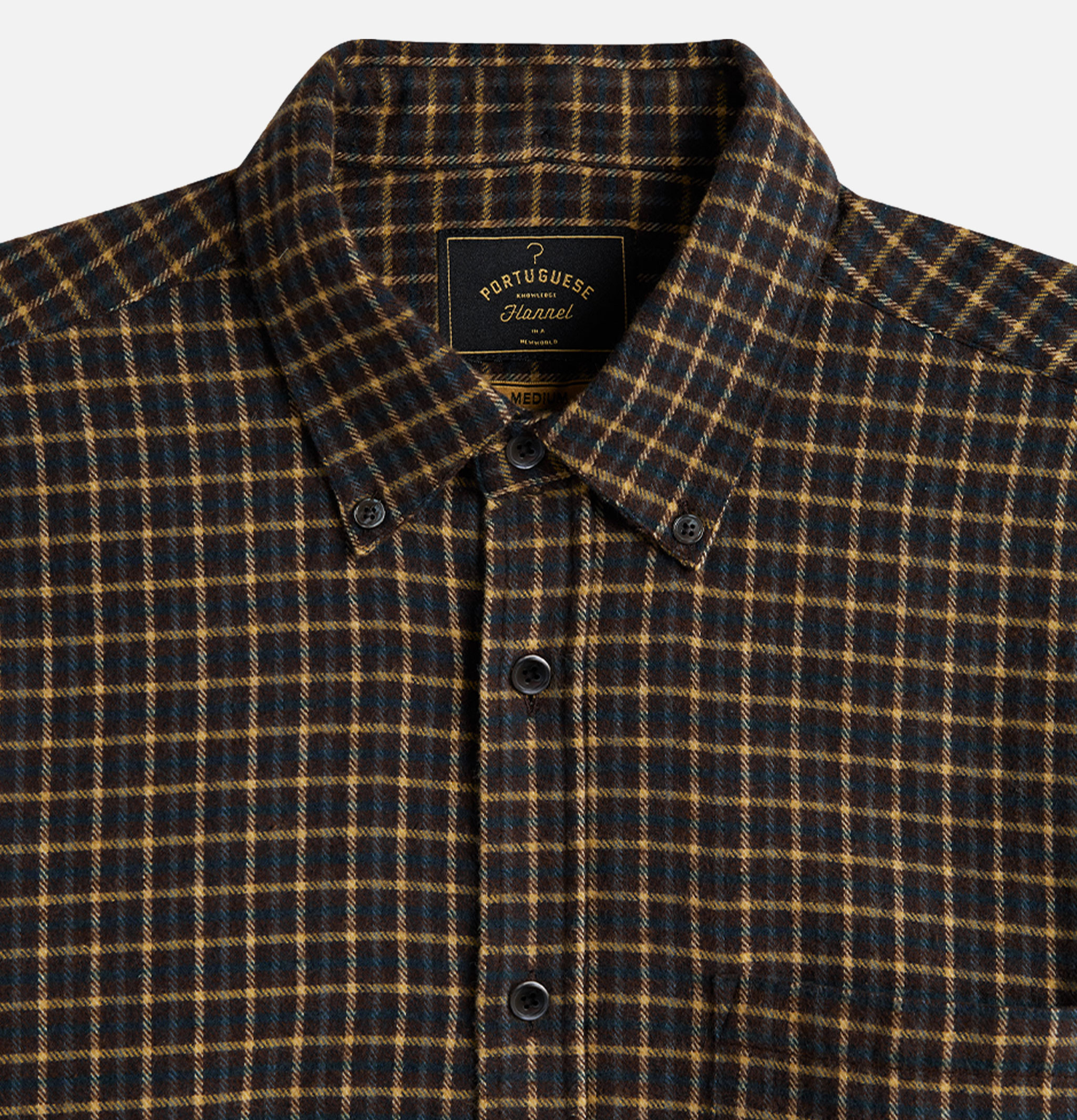 Portuguese Flannel Shirt Terra Brown
