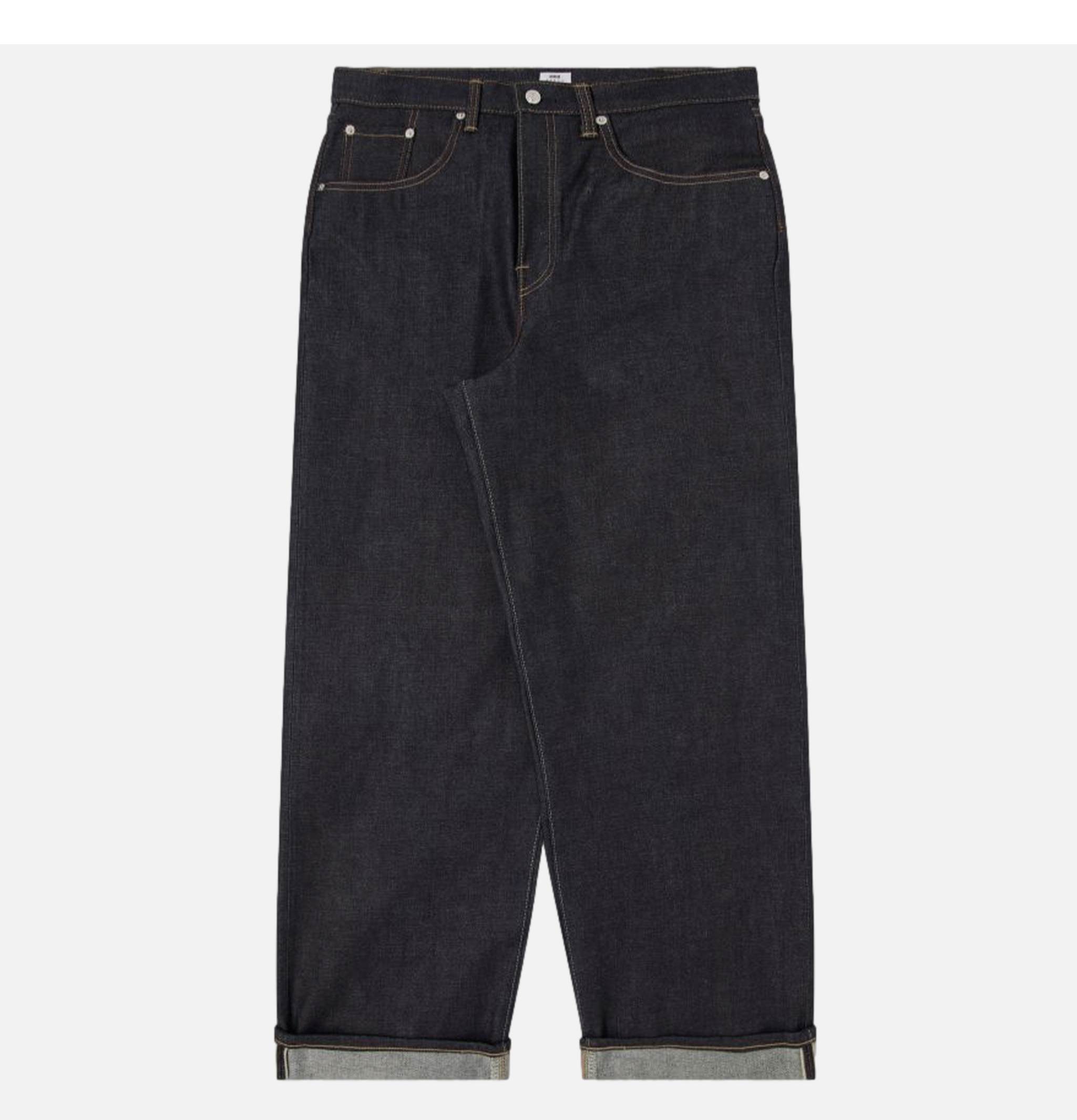 EDWIN Wide Pant Kurabo Blue Unwashed