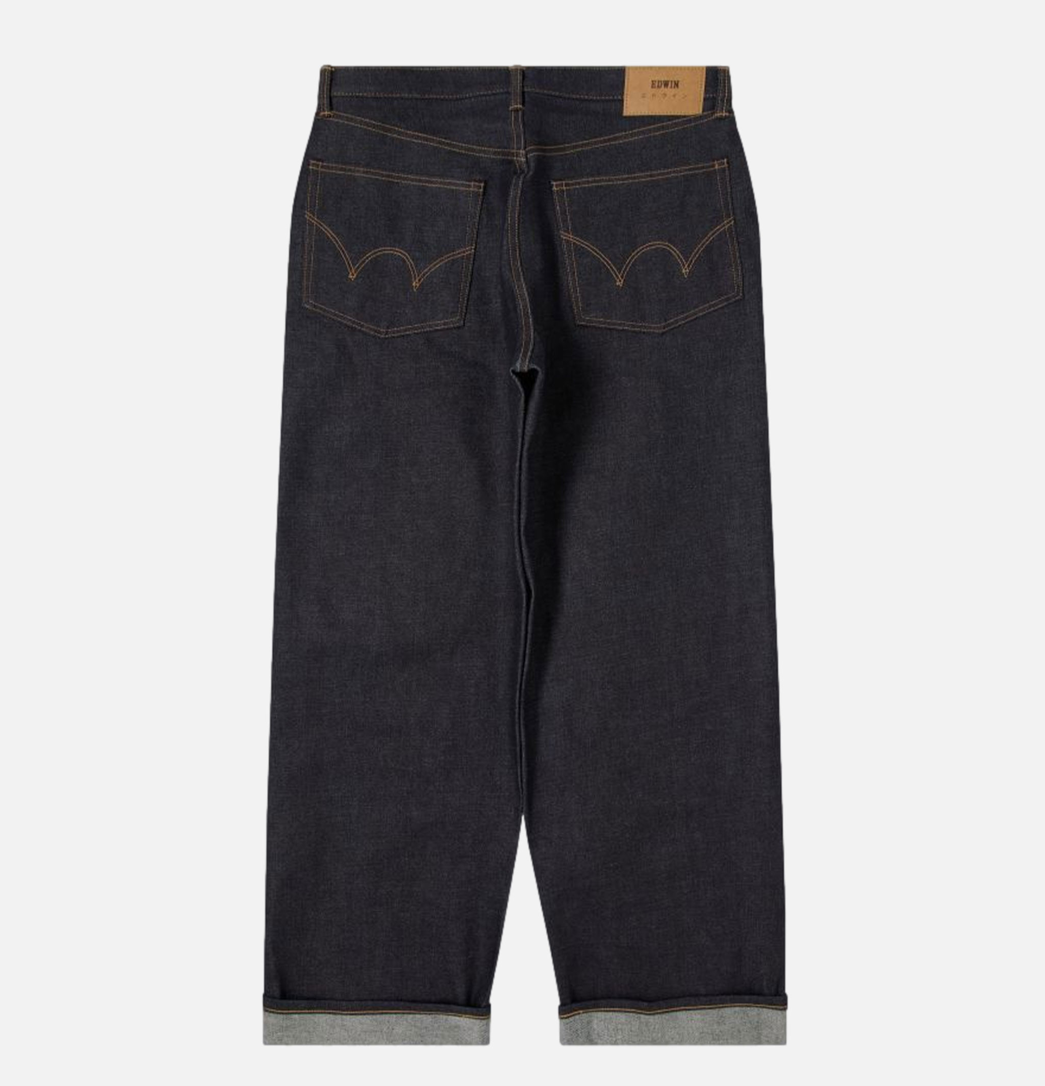 EDWIN Wide Pant Kurabo Blue Unwashed