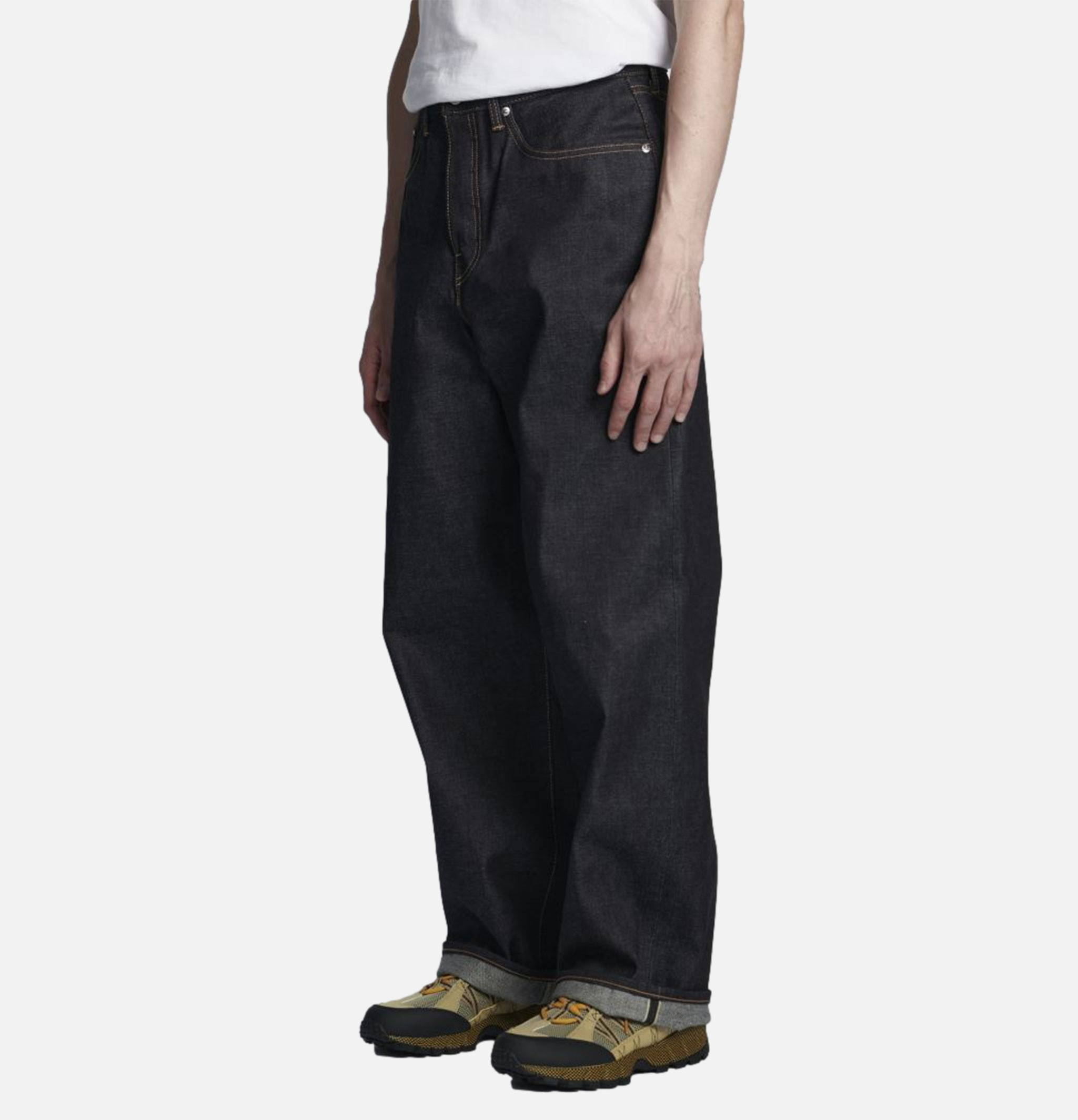 EDWIN Wide Pant Kurabo Blue Unwashed